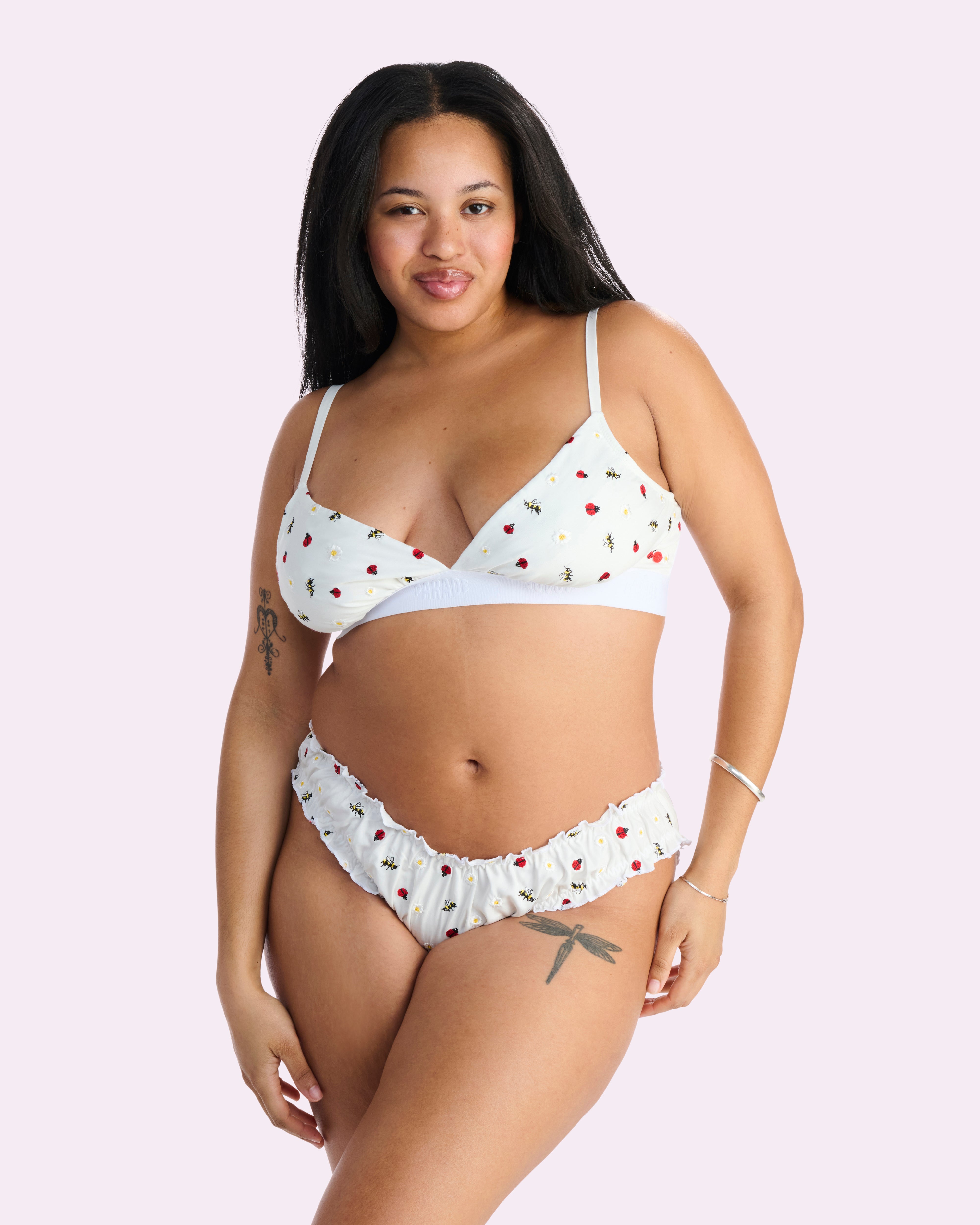 Parade Poplin Triangle Bralette | Parade Poplin (Garden Embroidery)、mySite、bengalsvssteelers