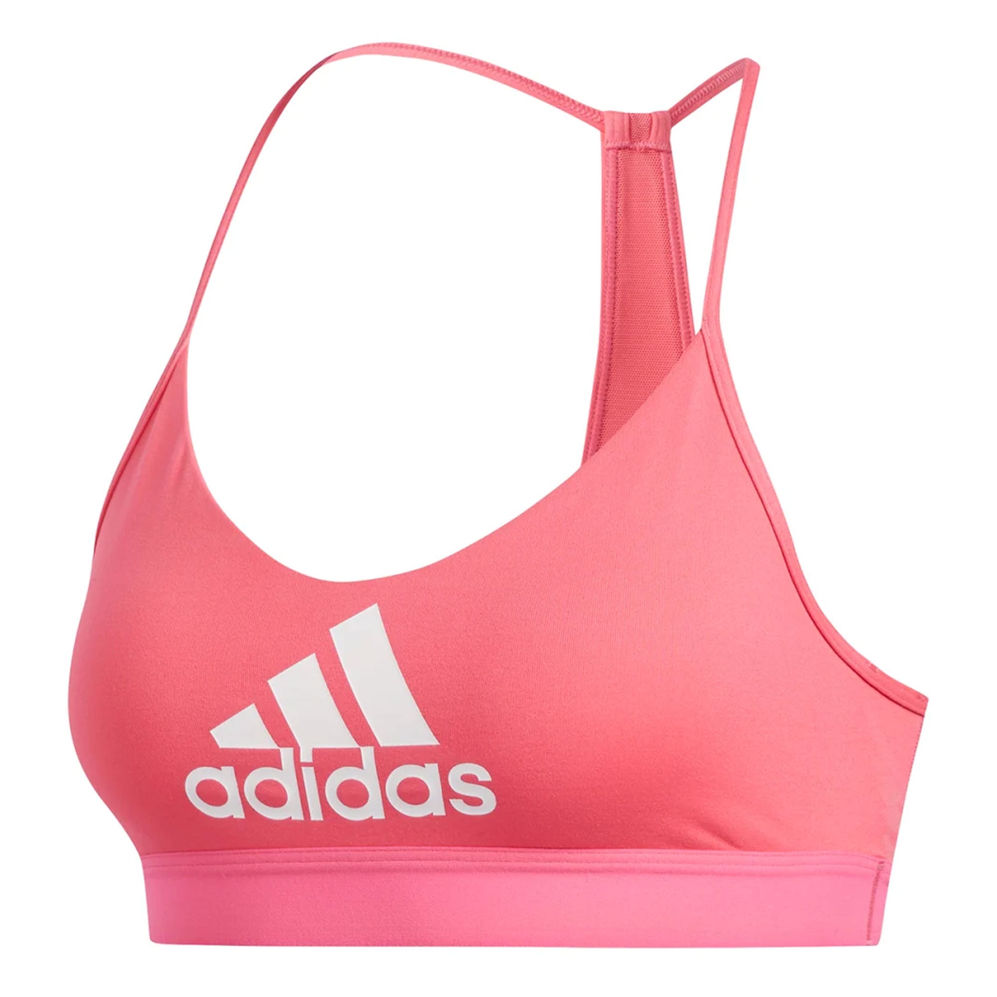 adidas Women's All Me Badge Of Sports Bra Pink/White、mySite、noshort