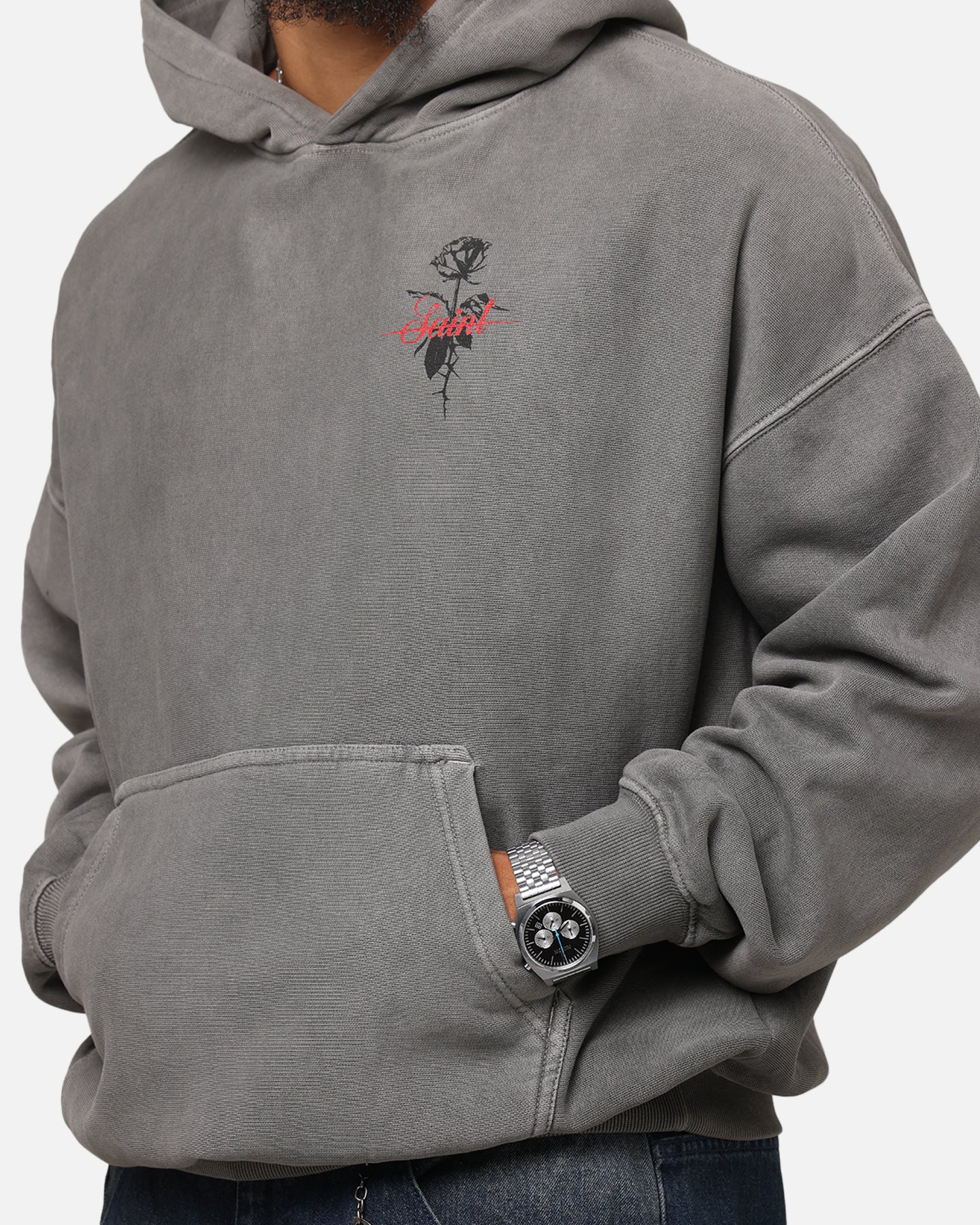 Saint Morta St Valentines Boxy Hoodie Washed Charcoal、mySite、zt4zffjzw