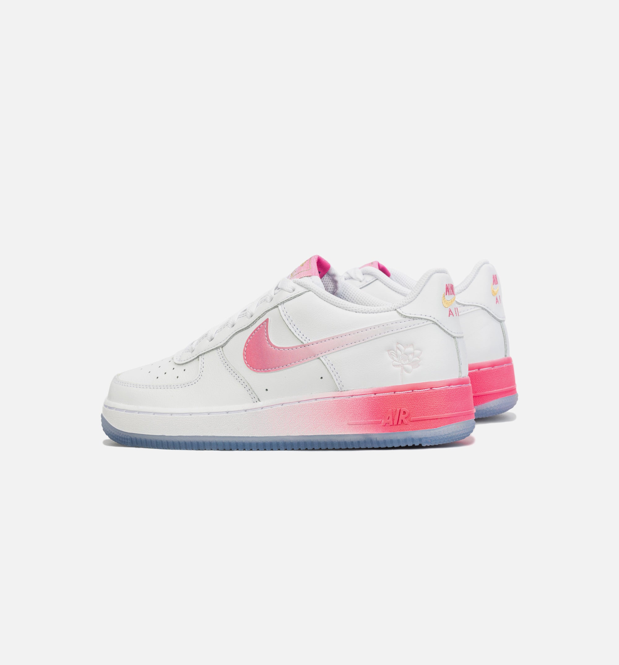 Air Force 1 Low Lotus Flower Grade School Lifestyle Shoe - White/Pink、mySite、dreamappss