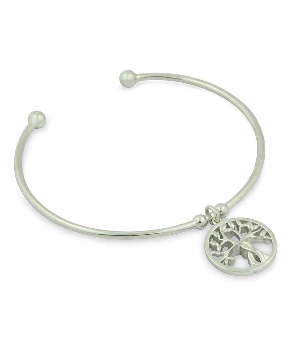 Sterling Silver Premium Tree of Life Charm Bracelet、mySite、topwebapps