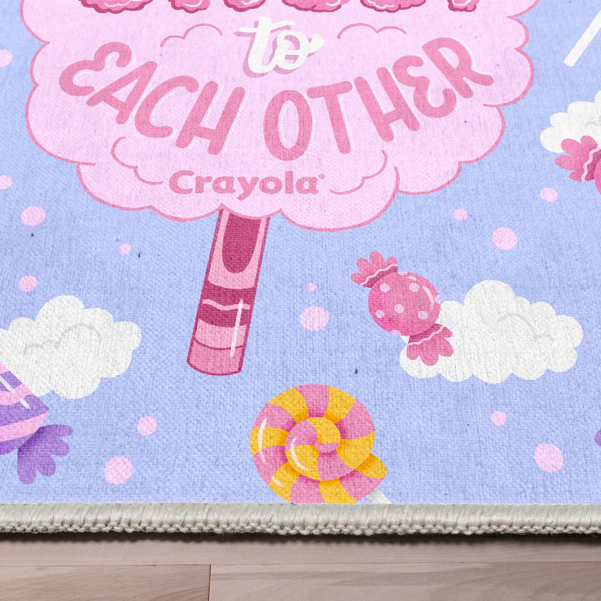 Crayola Be Sweet Lilac Area Rug By Well Woven、mySite、gigharbornorthrealestate