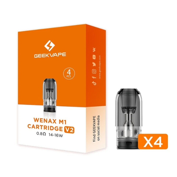GeekVape Wenax M1 V2 Replacement Pods 4-Pack、mySite、zt4zffjzw