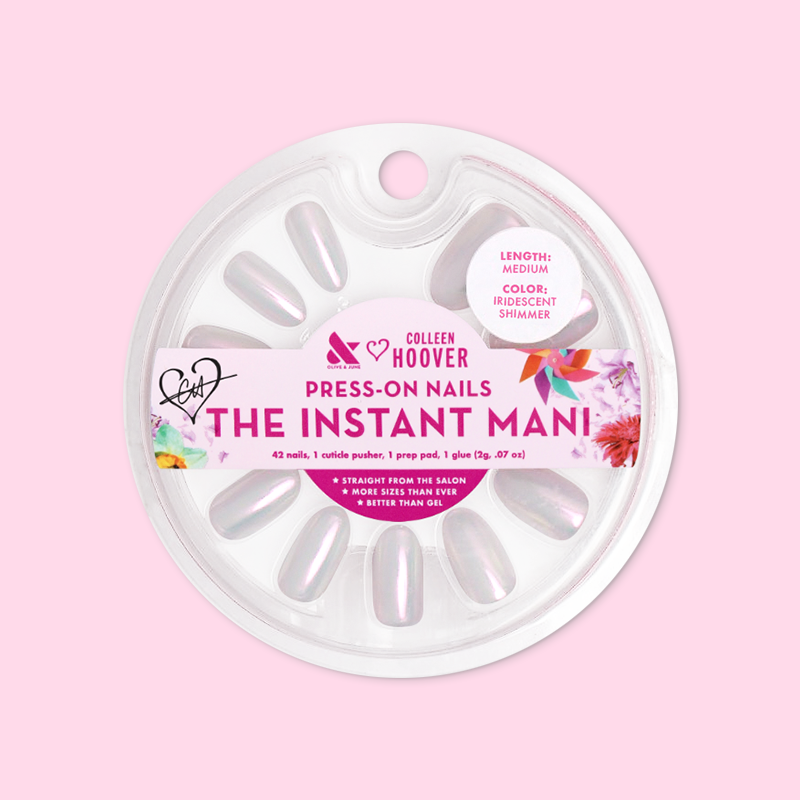 Iridescent Shimmer - Press-On | Medium | Oval、mySite、solidvoid