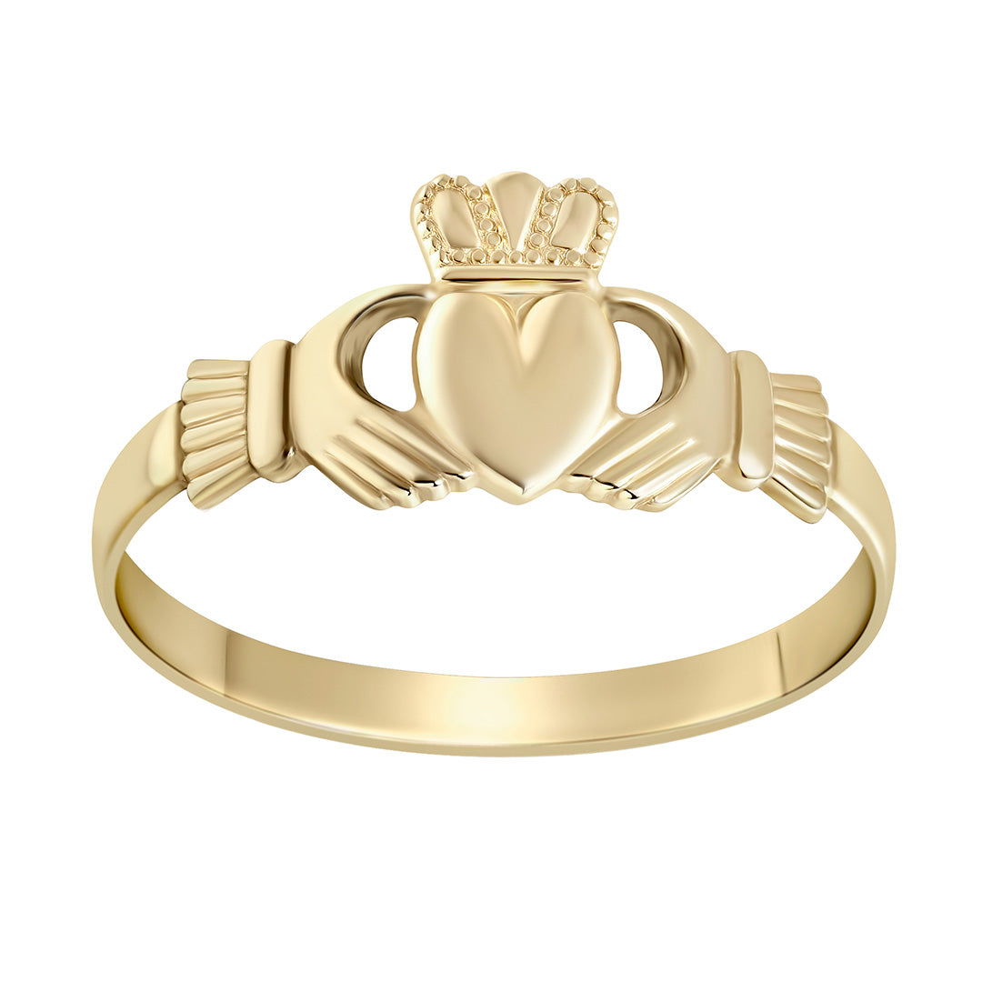  Gold Mini Claddagh Ring