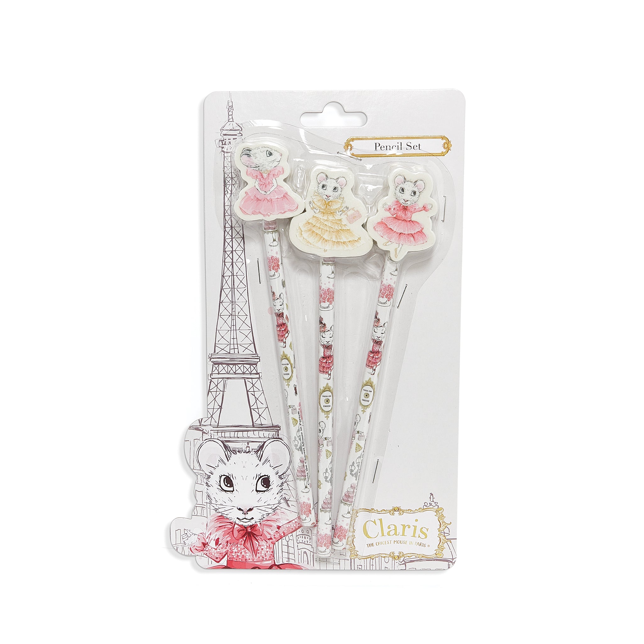 RETIRED - Claris The Mouse - Pencil Set、mySite、g9winljtr