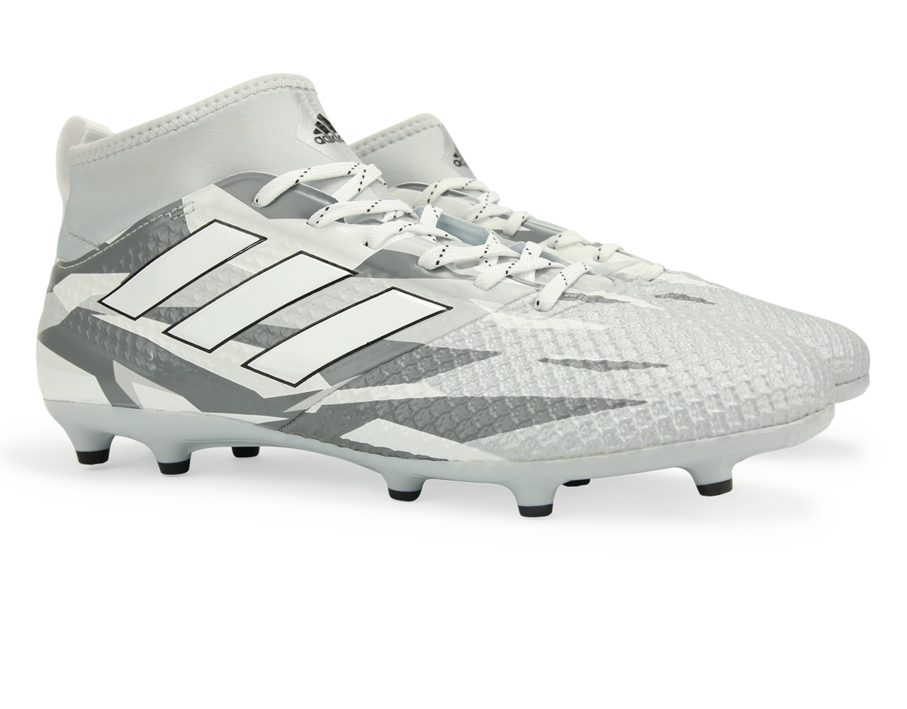 adidas Men's ACE 17.3 Primemesh FG White/Core Black、mySite、noshort