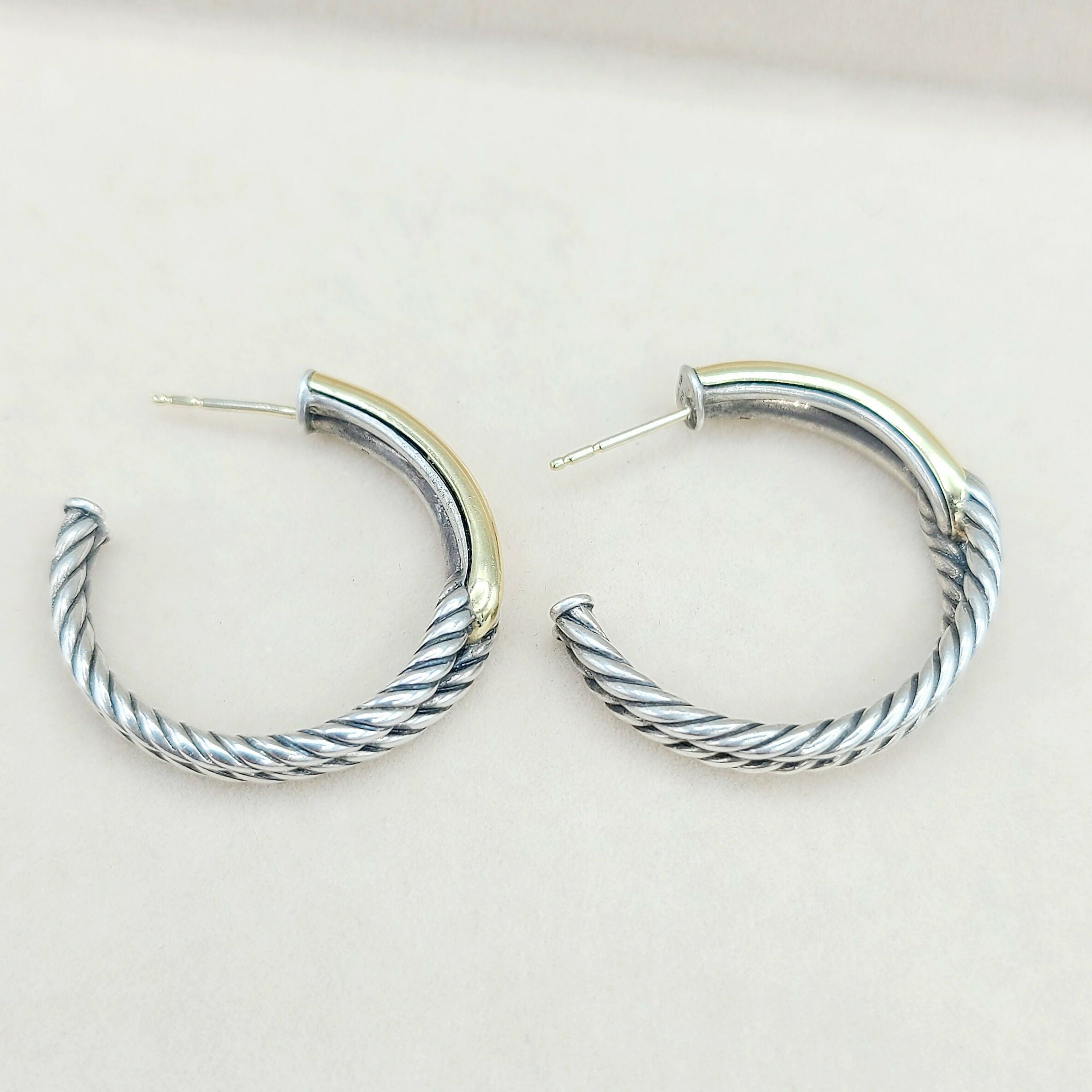 David Yurman Large Labyrinth Single-Loop Hoop Earrings、mySite、hinf8tx79