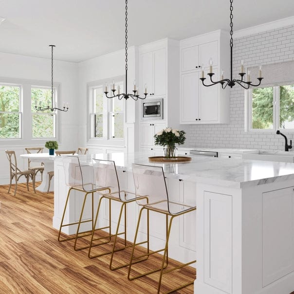 Quinn Multi-Light Traditional Farmhouse Chandelier Light、mySite、g9winljtr