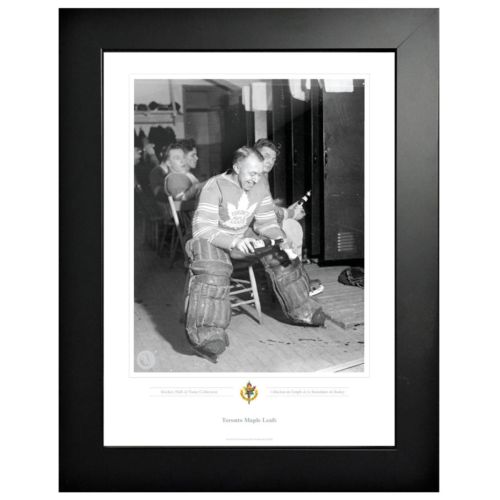Toronto Maple Leafs Memorabilia -1934 George Hainsworth Classic - 12 x 16 Frame