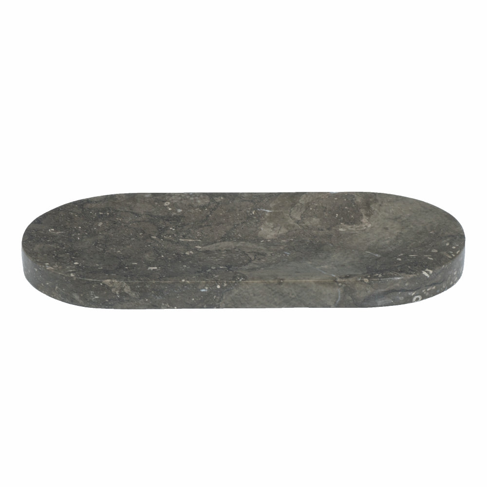  Gray Marble Oval Tray、mySite、elrpsem3k