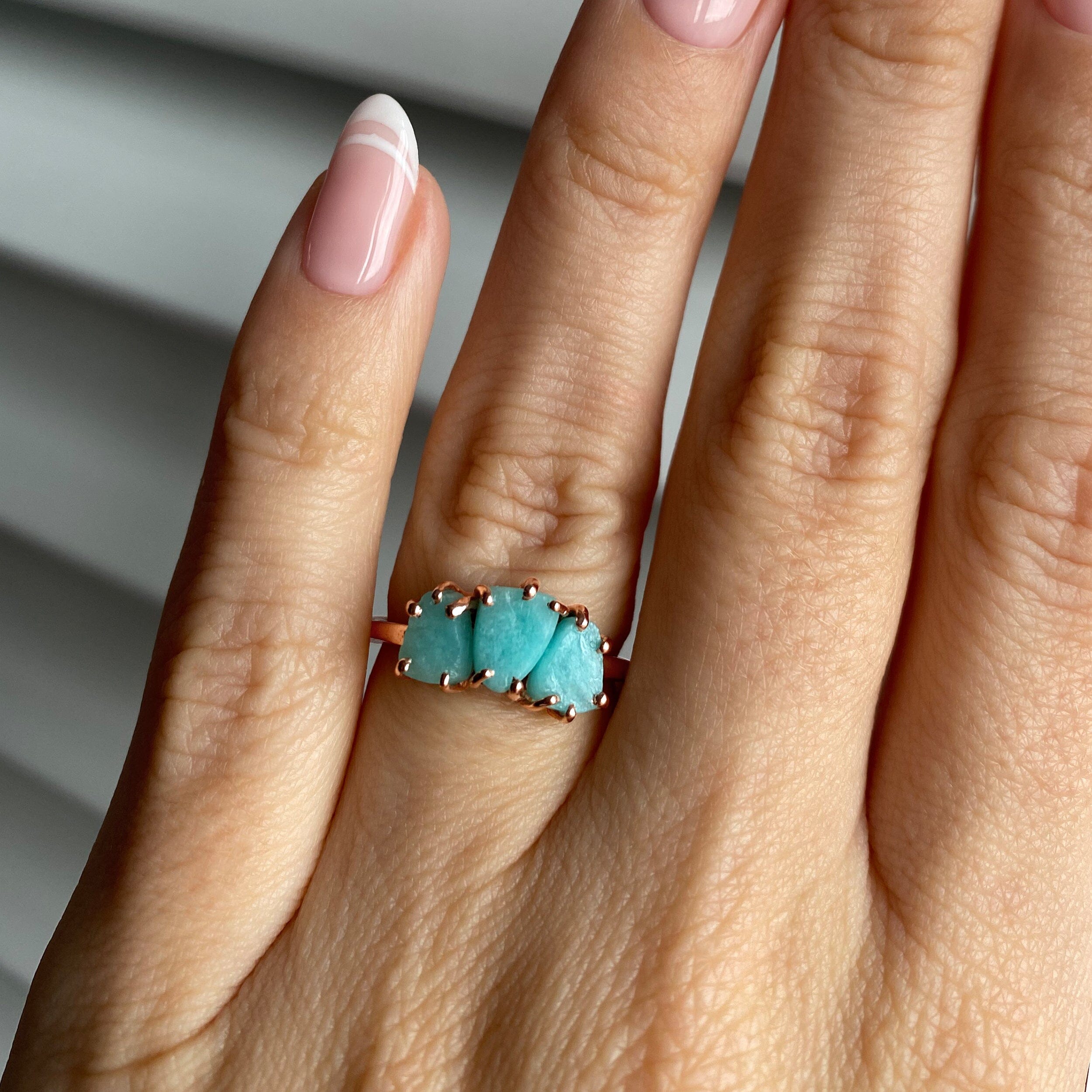 Raw Crystal Ring - Enchanted Amazonite、mySite、hinf8tx79