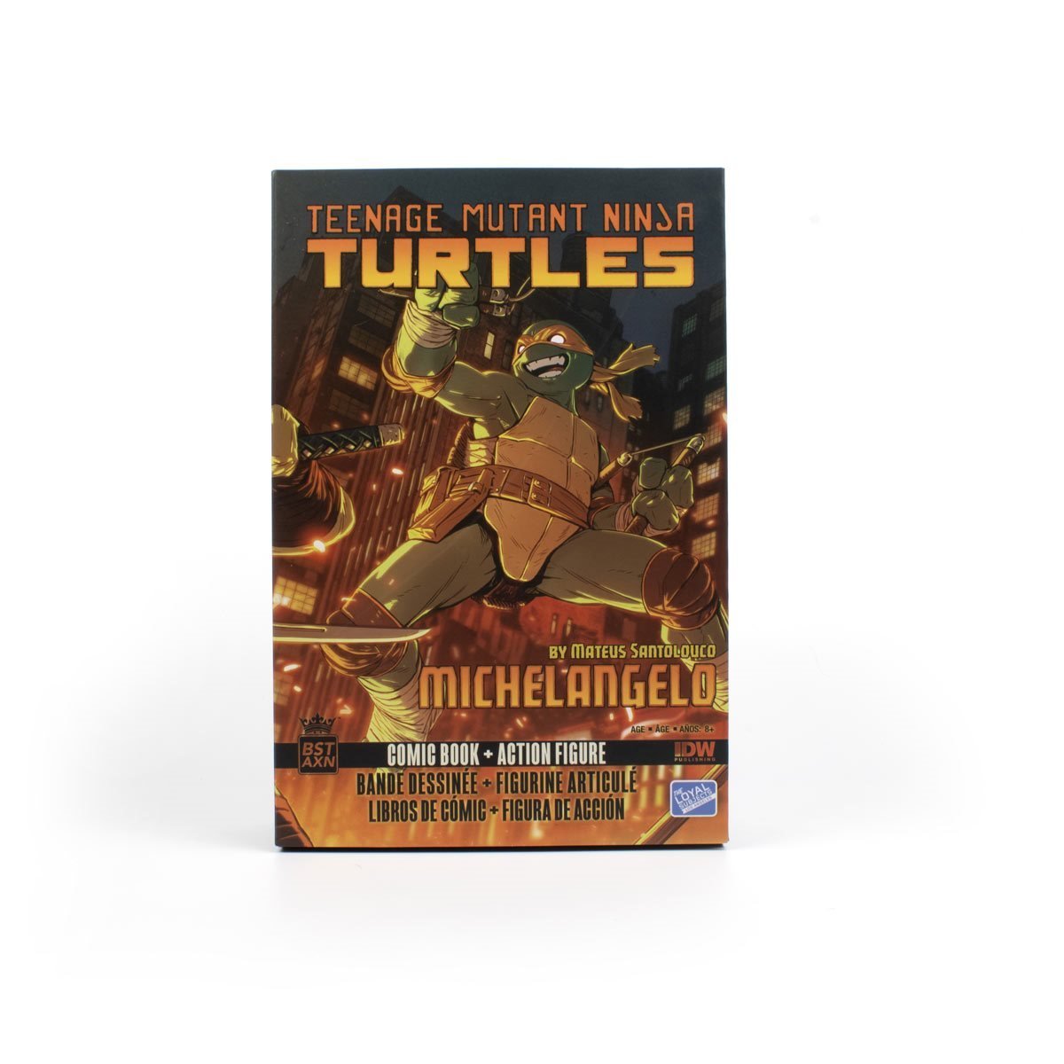 Teenage Mutant Ninja Turtles BST AXN IDW Michelangelo (Figure and Comic Set)、mySite、hgirdovlk