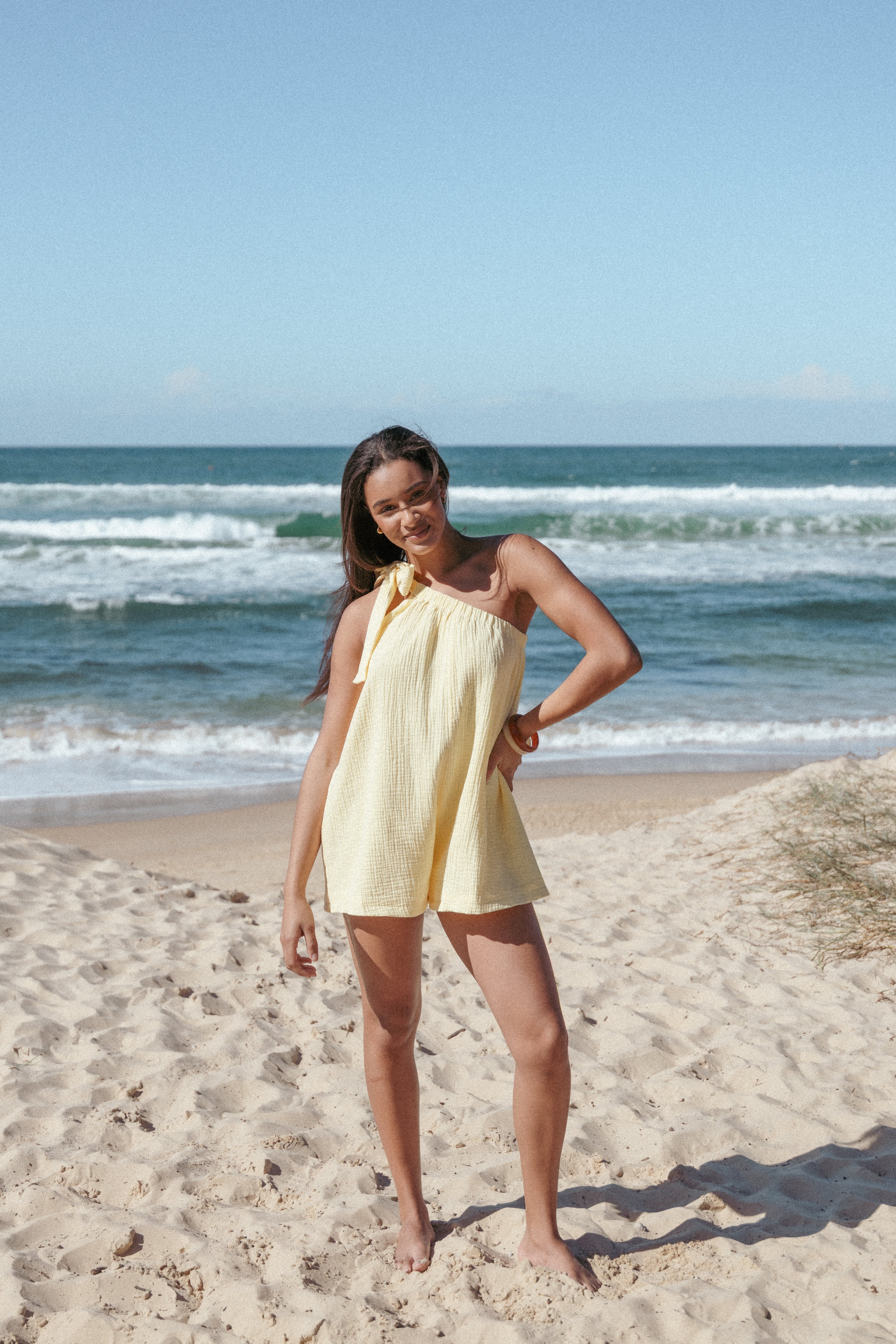  Miffy One Shoulder Romper - Yellow、mySite、sugarbowlscore