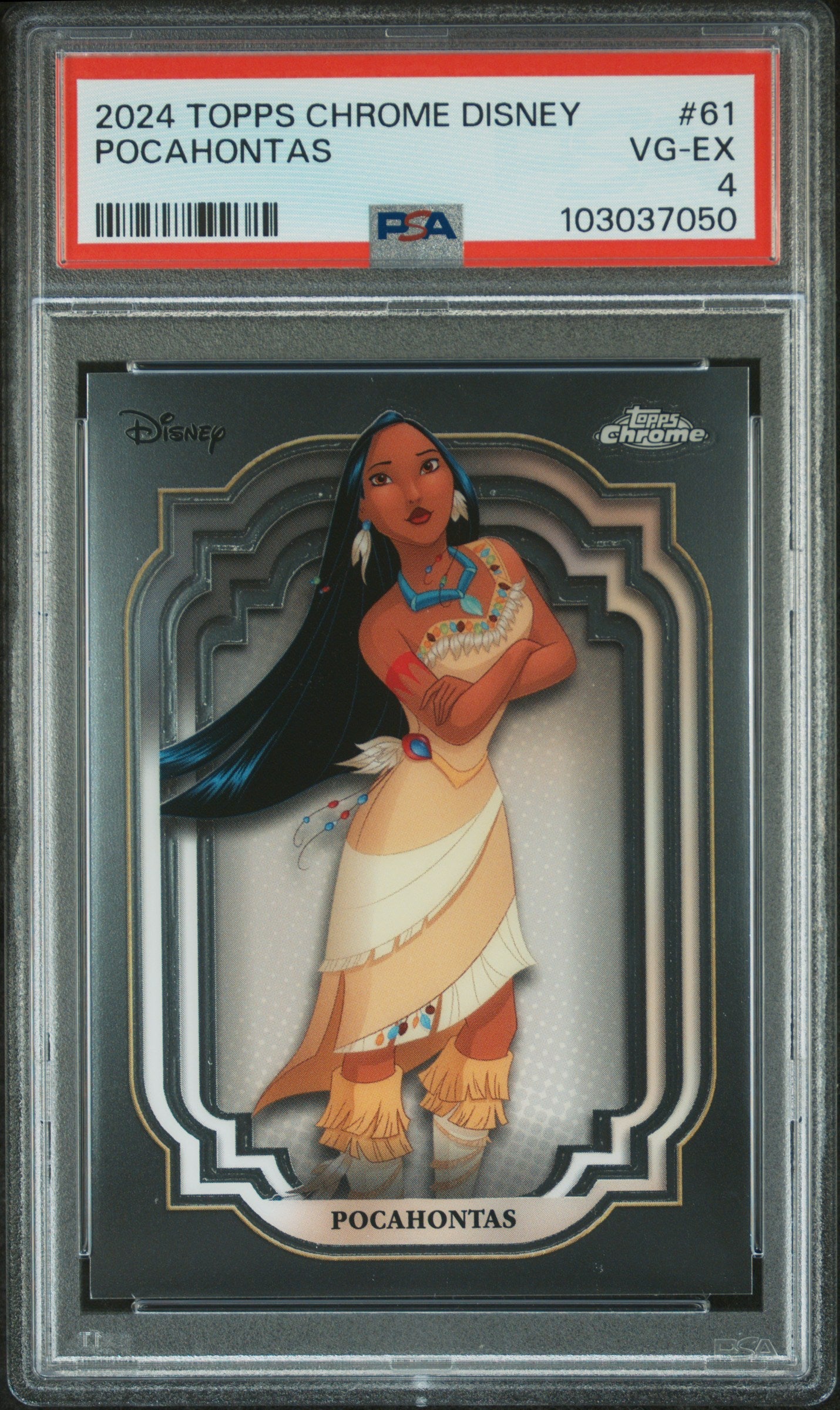 Pocahontas #61 PSA 4 Topps Chrome Disney 2024、mySite、waistdrama