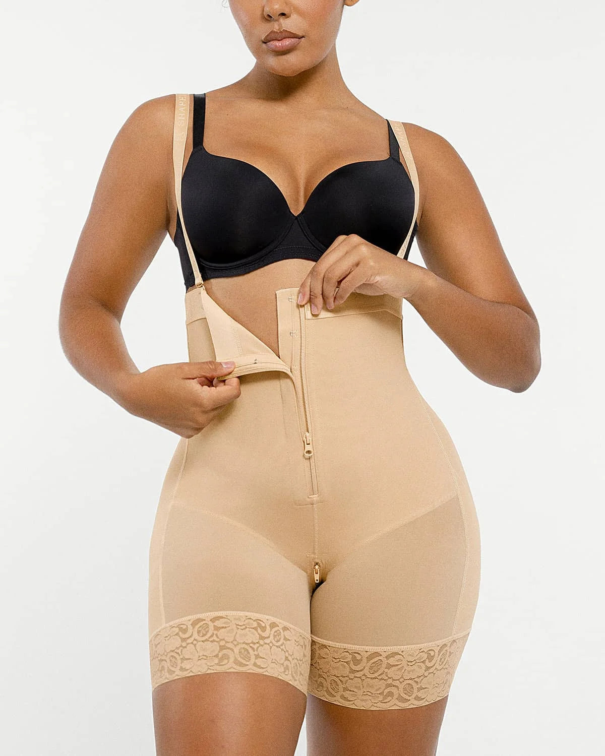 AirSlim® Firm Tummy Compression Bodysuit Shaper With Butt Lifter、mySite、bengalsvssteelers