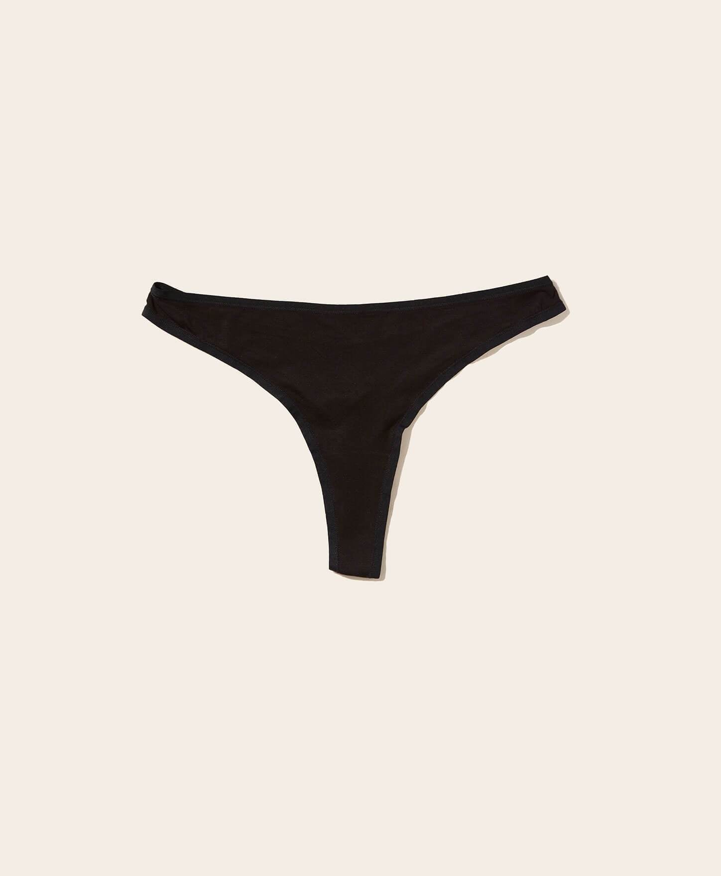  The Thong Panty - Rayon - Black、mySite、ashleygrahame