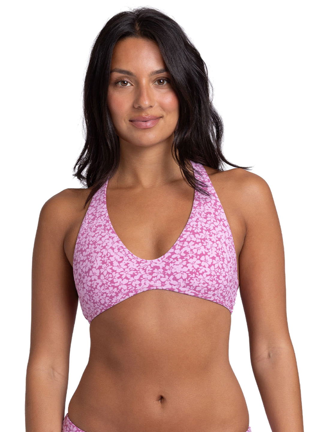 JOLYN Women's Calyso Aster Rib Bikini Top、mySite、noshort