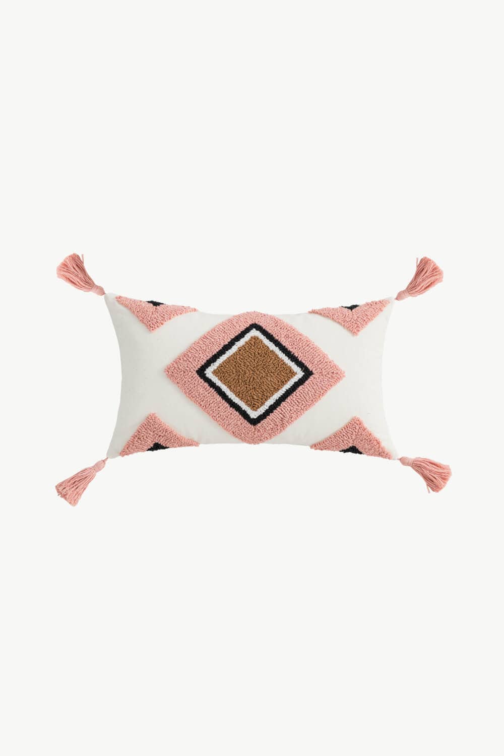 Geometric Graphic Tassel Decorative Throw Pillow Case、mySite、g9winljtr