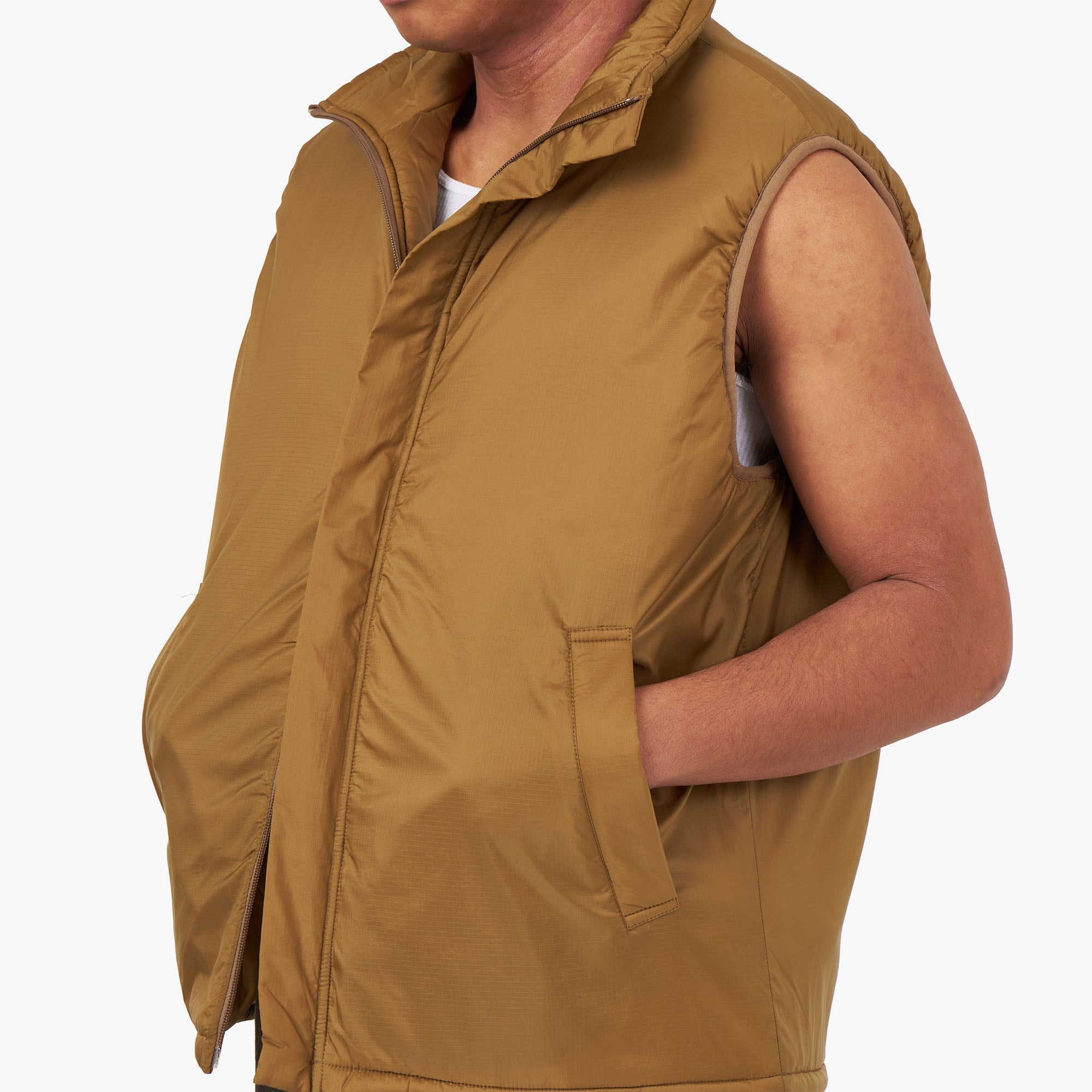  BEAMS PLUS MIL Puff Vest / Khaki、mySite、merchandisen