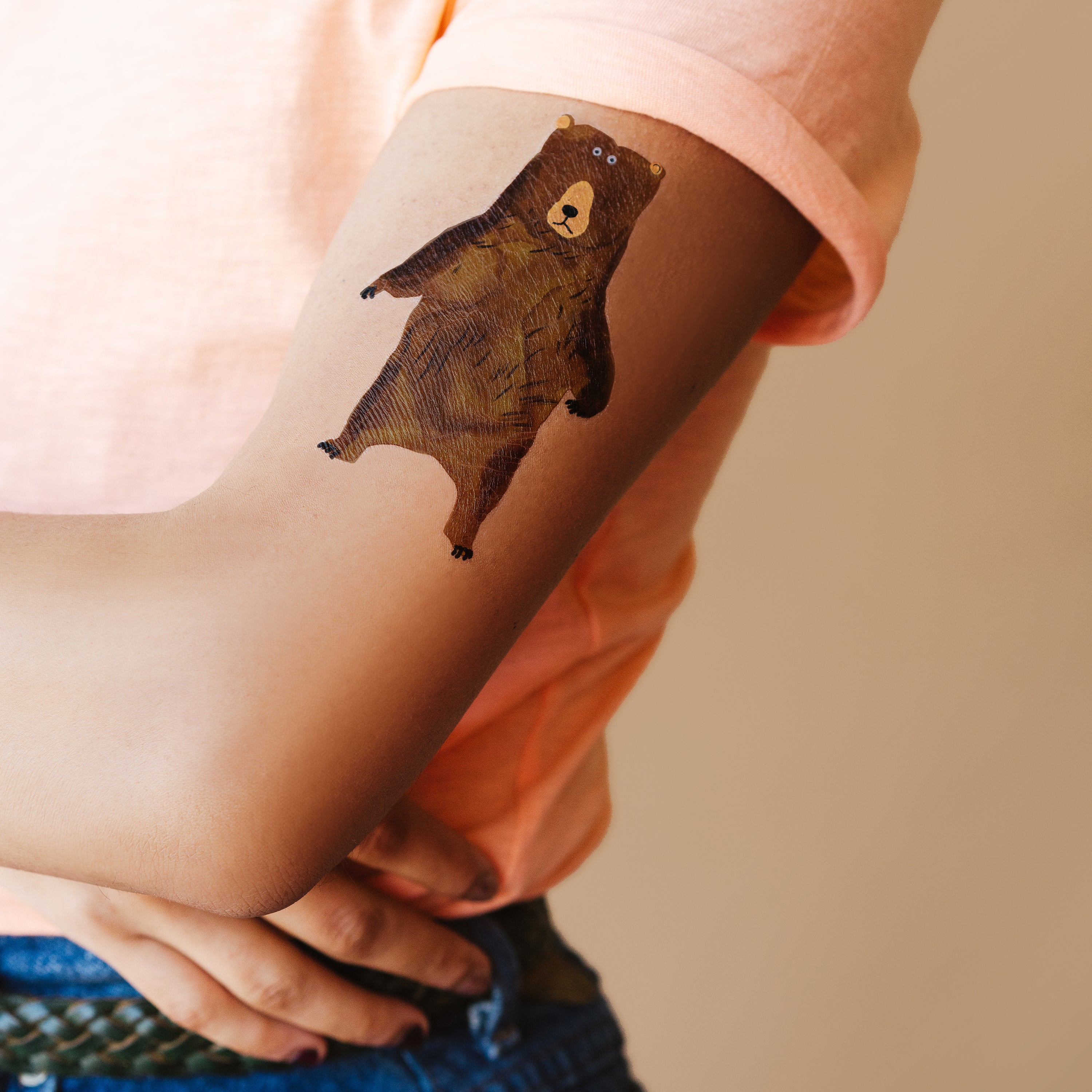  Bear Stare Tattly Temporary Tattoos、mySite、ghnorth