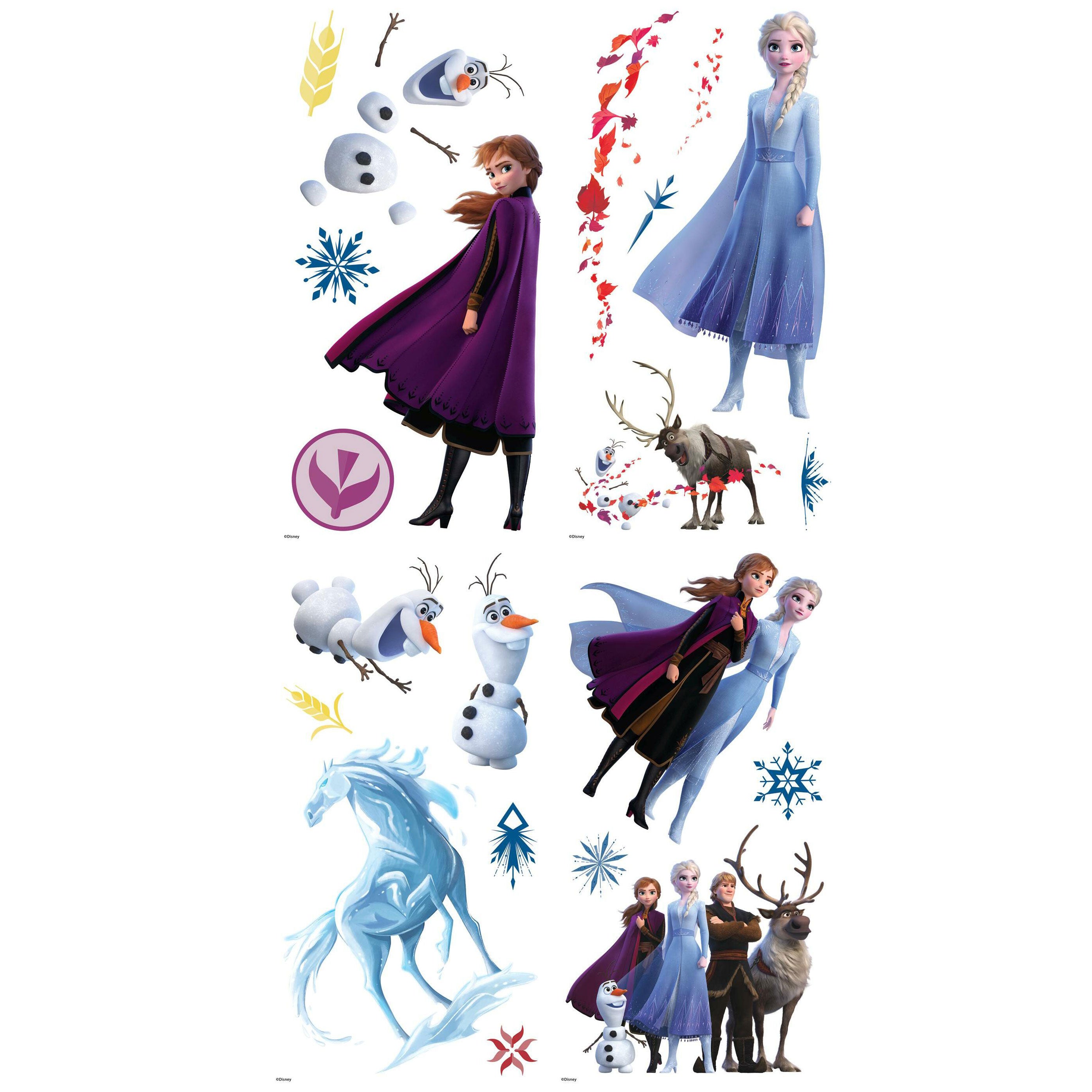  Disney Frozen 2 Wall Sticker Decals、mySite、ghnorth