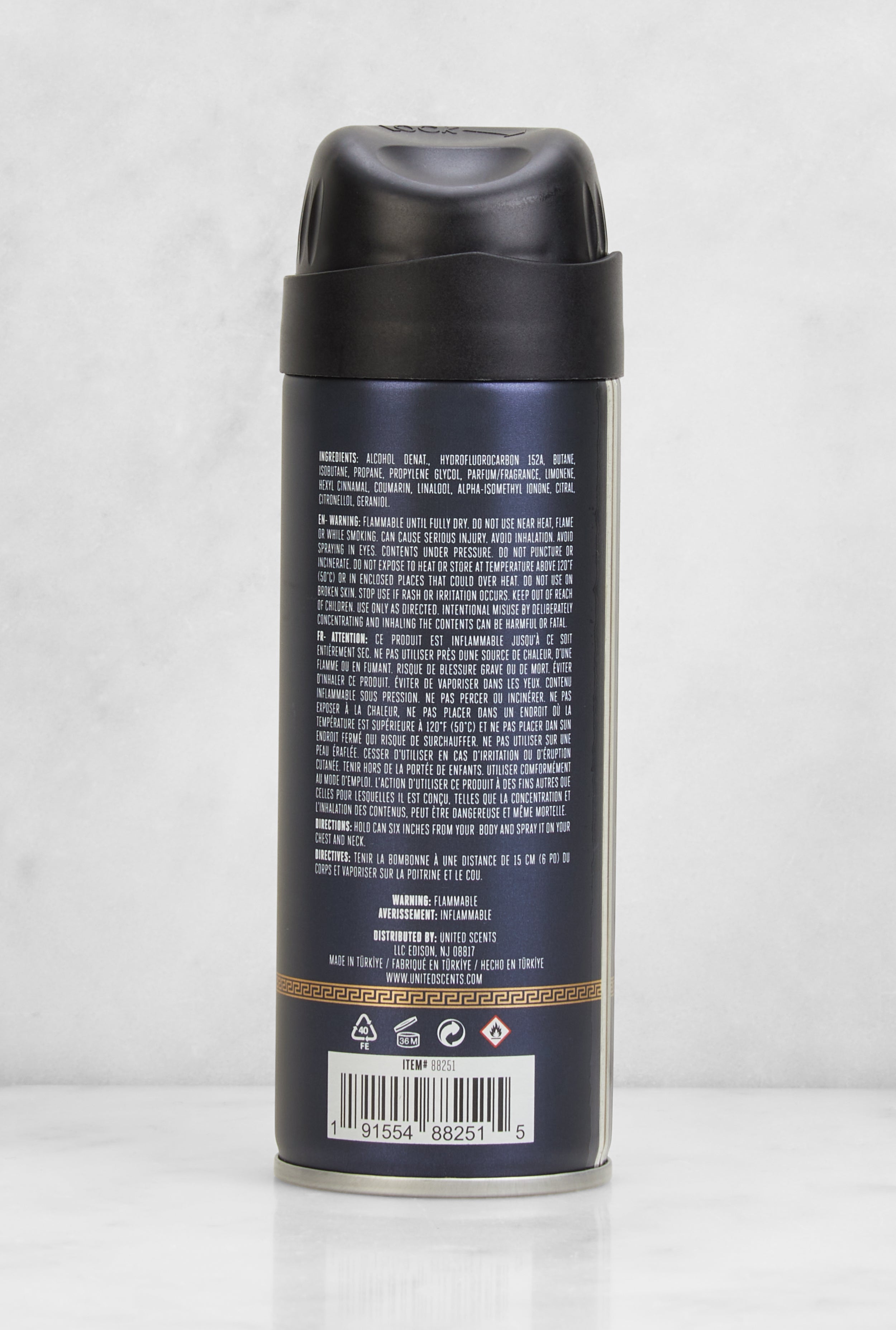 Mens Warrior Blue Body Spray、mySite、camillekostekn