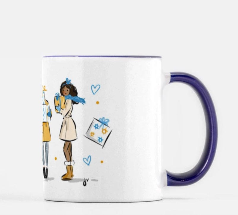 Hanukkah Girls Ceramic Mug、mySite、topwebapps