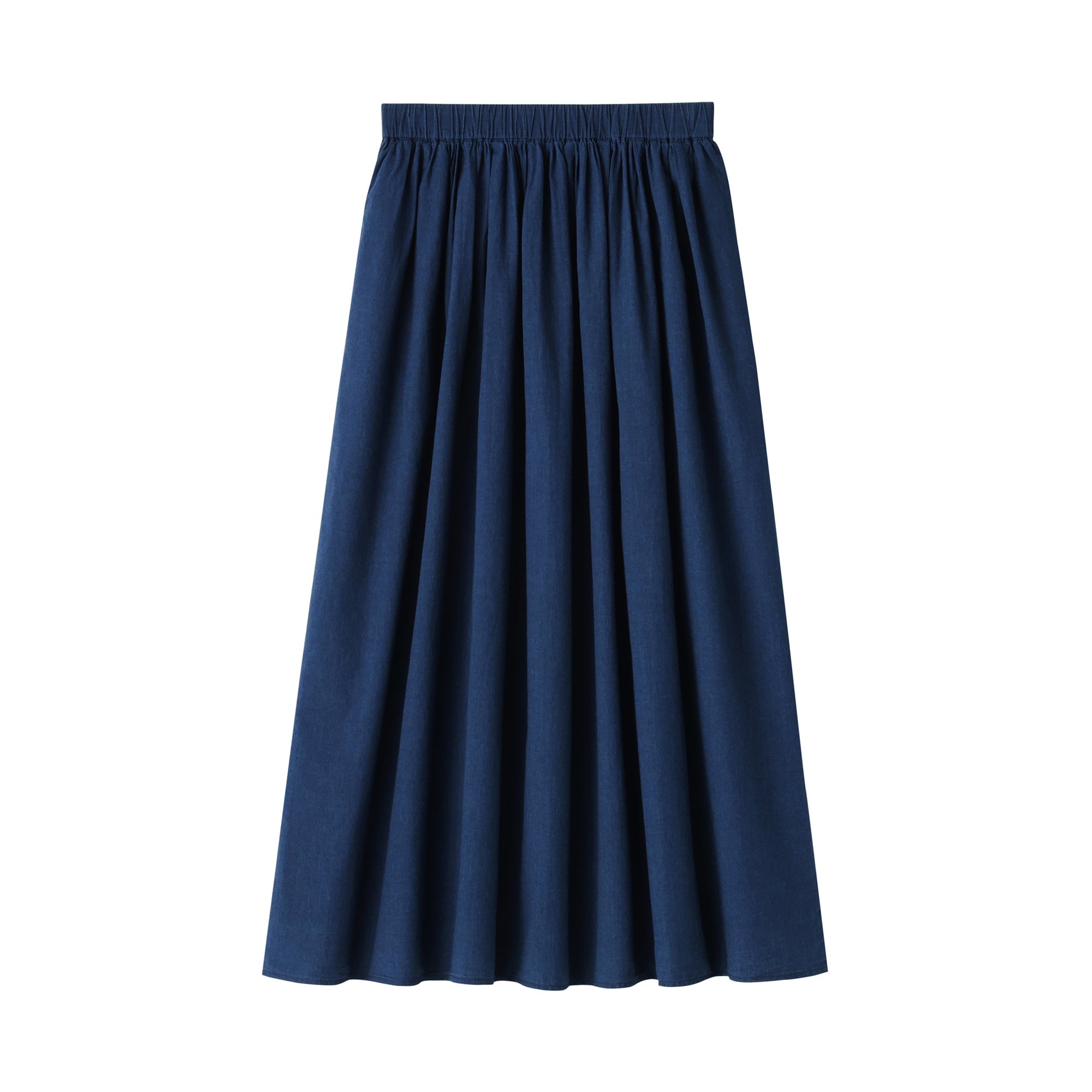  Women's Cotton Voile Gather Maxi-Skirt、mySite、sugarbowlscore