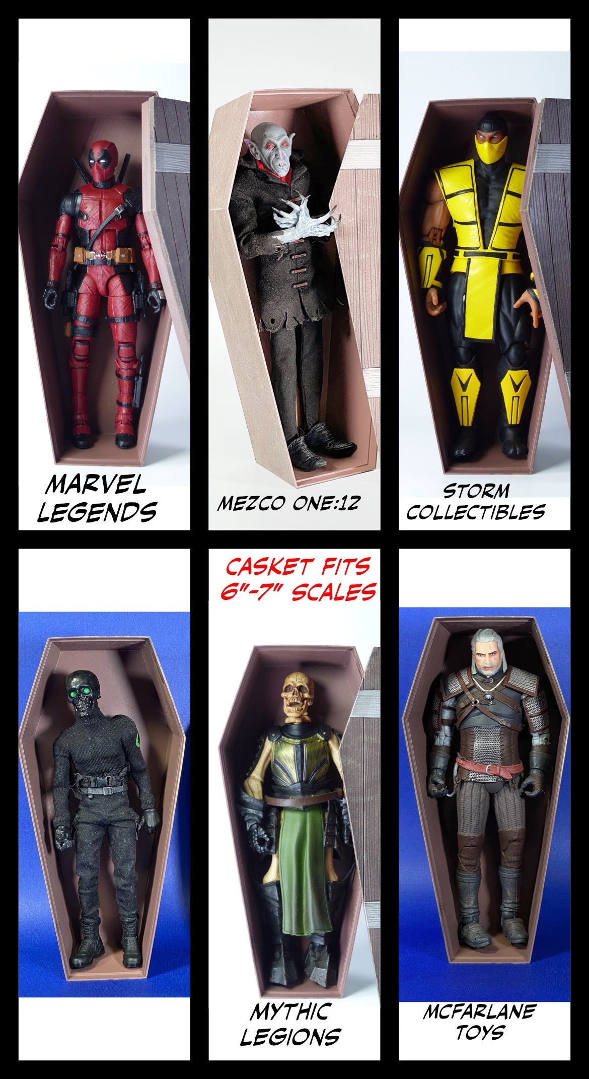 Super Action Stuff Casket of Cruelty Action Figure Accessory Set、mySite、hgirdovlk