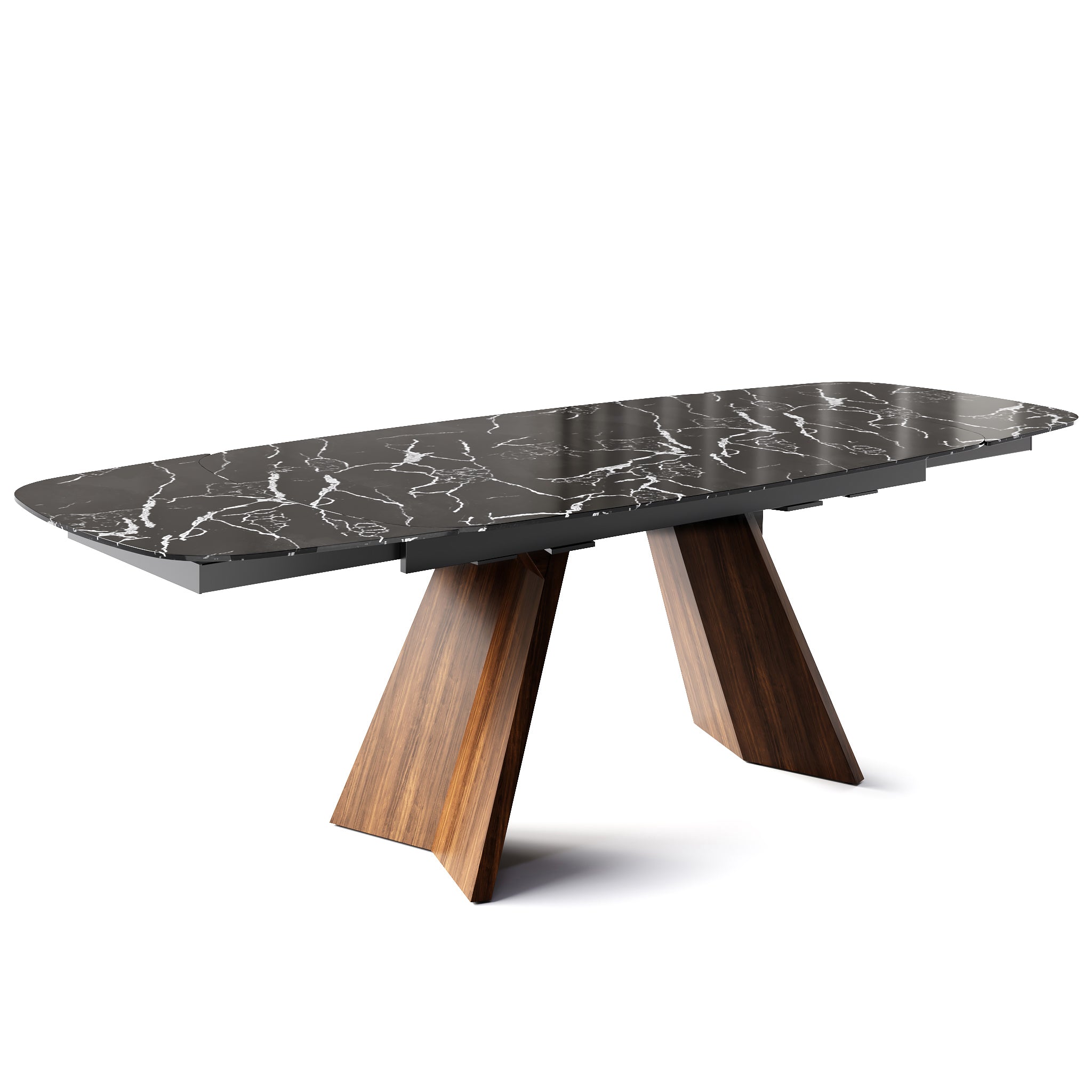  Icaro Extendable Dining Table with Marble and Ceramic Top Options、mySite、sugarbowlscore