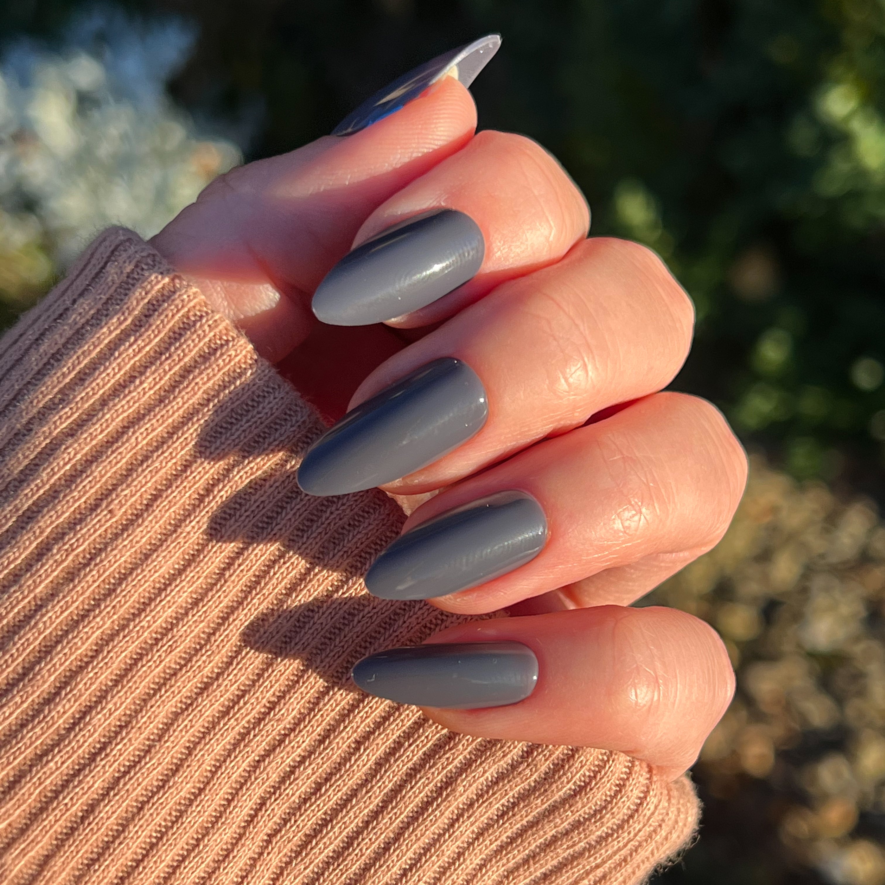 100% Chance - Press-On | Long | Almond、mySite、solidvoid