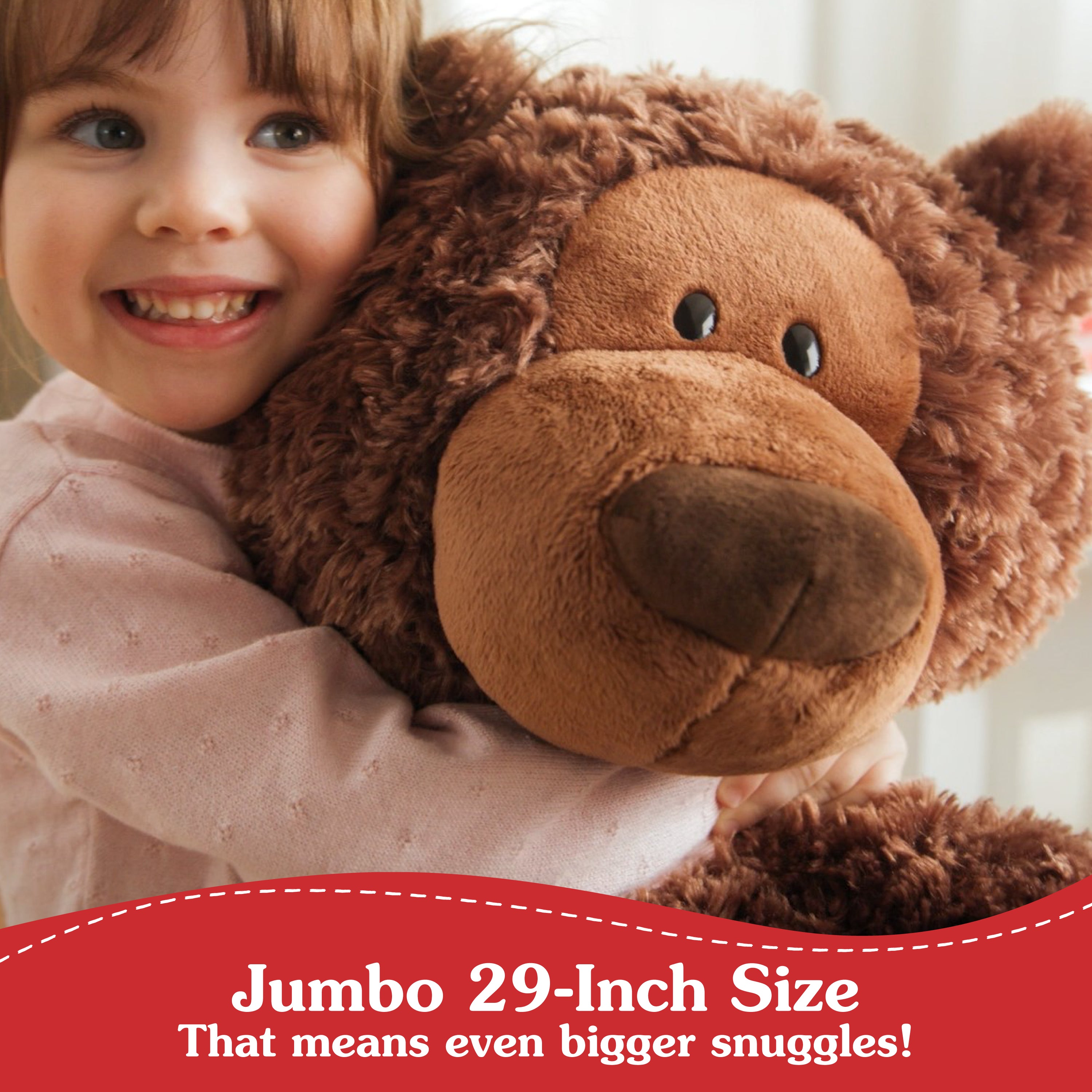 Jumbo Philbin Bear, Chocolate, 29 in、mySite、pszhyizbm