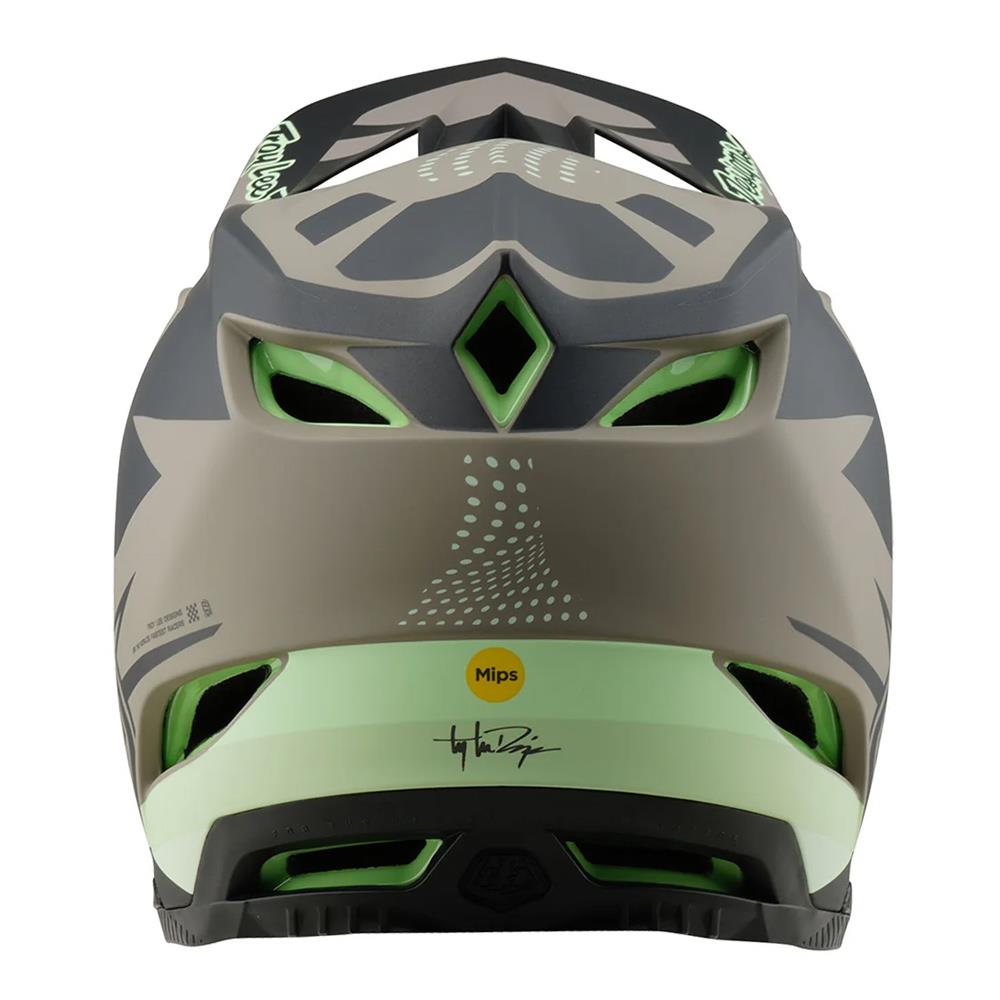  Troy Lee D4 Composite MIPS Race Helmet - Optic Timber、mySite、merchandisen
