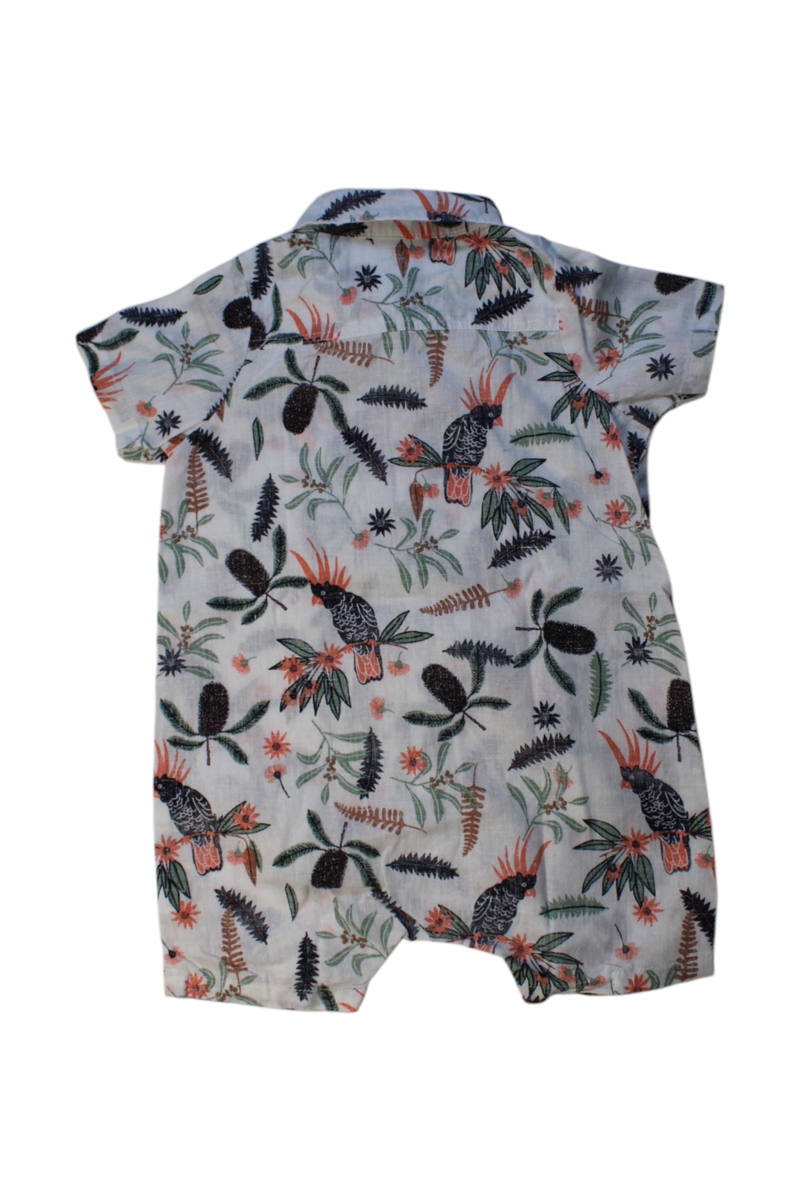 Seed Animal Print Short Sleeve Romper 12-18M、mySite、g9winljtr