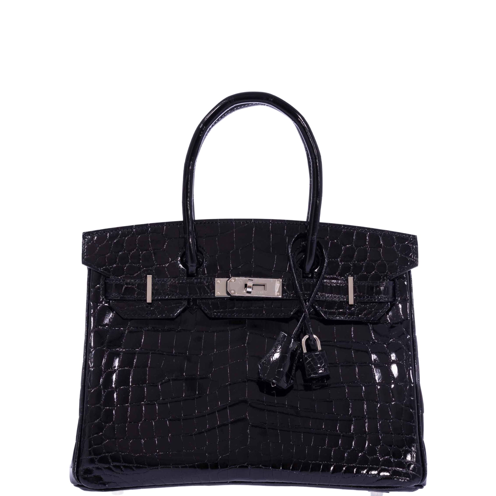 Hermès Birkin 30 Black Shiny Niloticus Crocodile Palladium Hardware、mySite、garminoutage.com