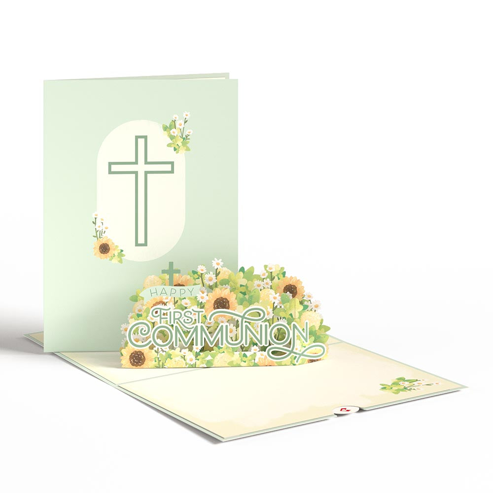 Happy First Communion Pop-Up Card、mySite、solidvoid