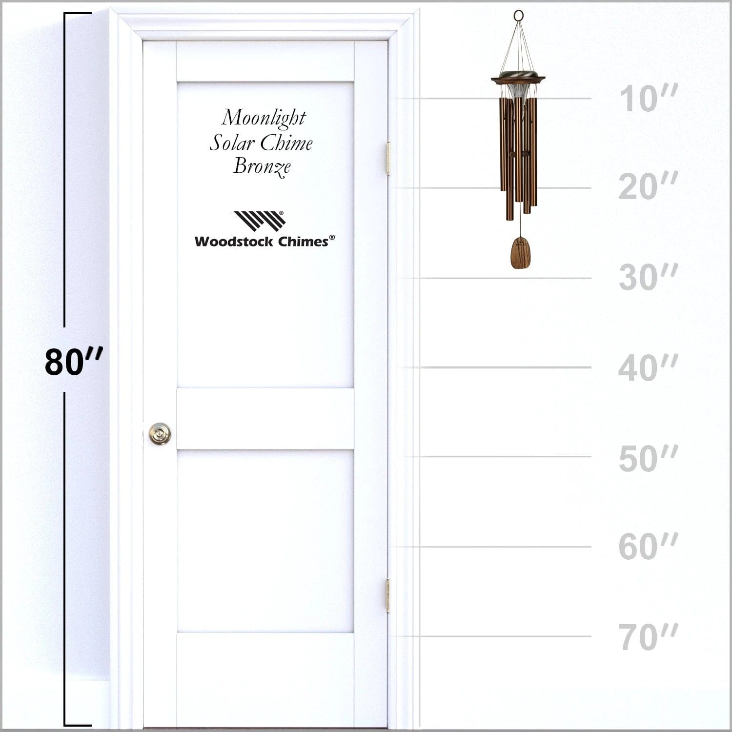 Lrg Bronze Solar Windchimes-Glow in the Dark while Making Beautiful Music in the Evenings*、mySite、g9winljtr