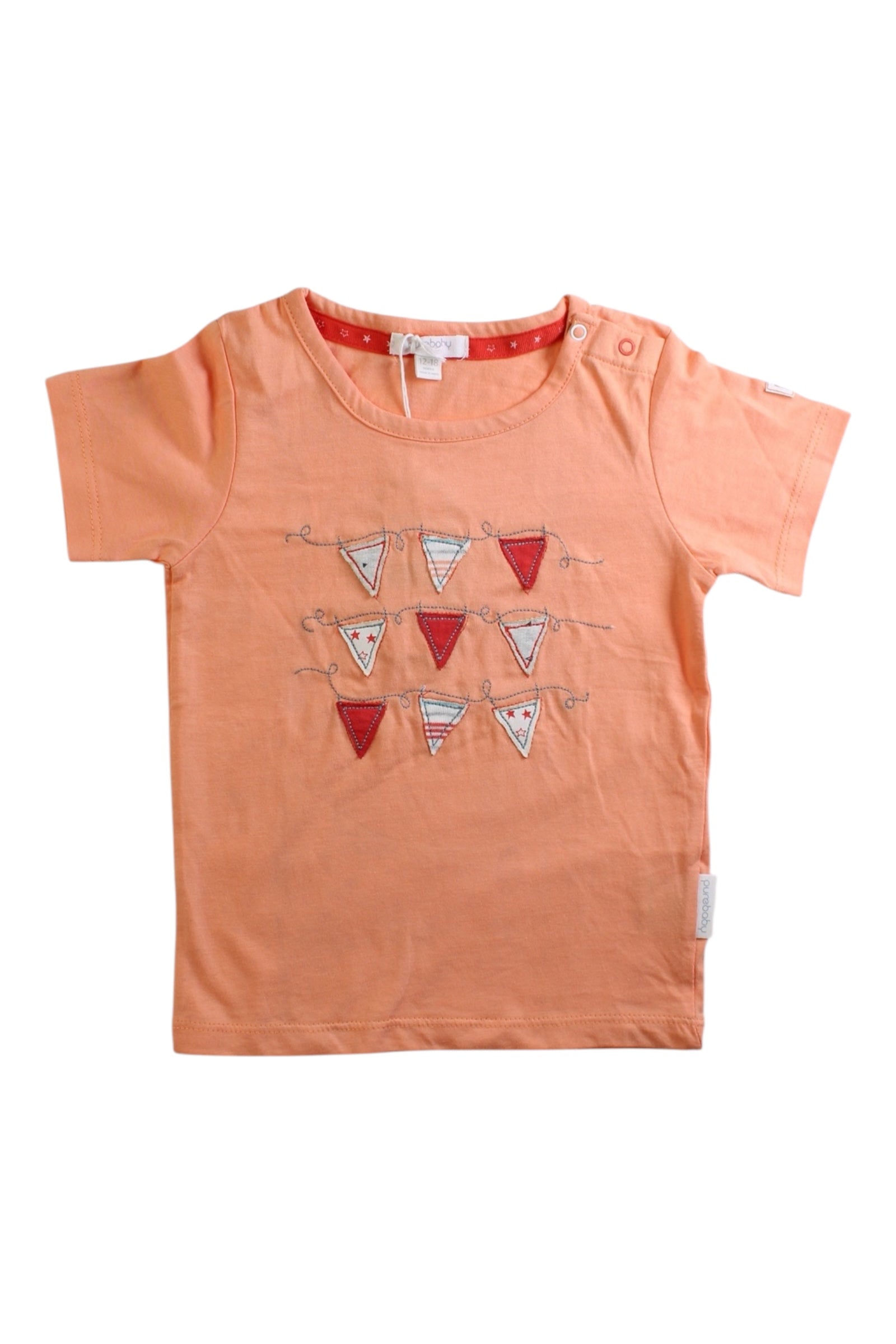 Purebaby Embroidered Appliqué Top 12-18M、mySite、g9winljtr