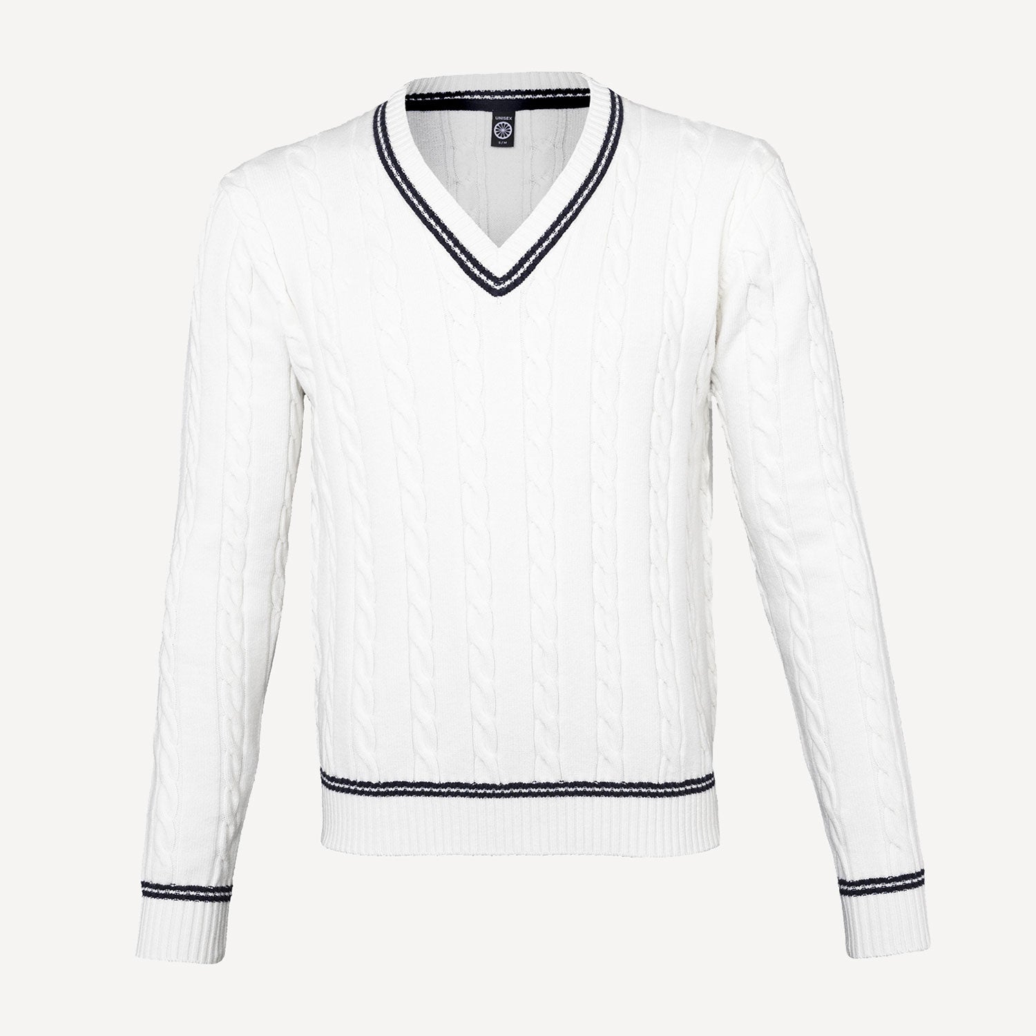 The Indian Maharadja Cable Knit Tennis Sweater (Unisex)