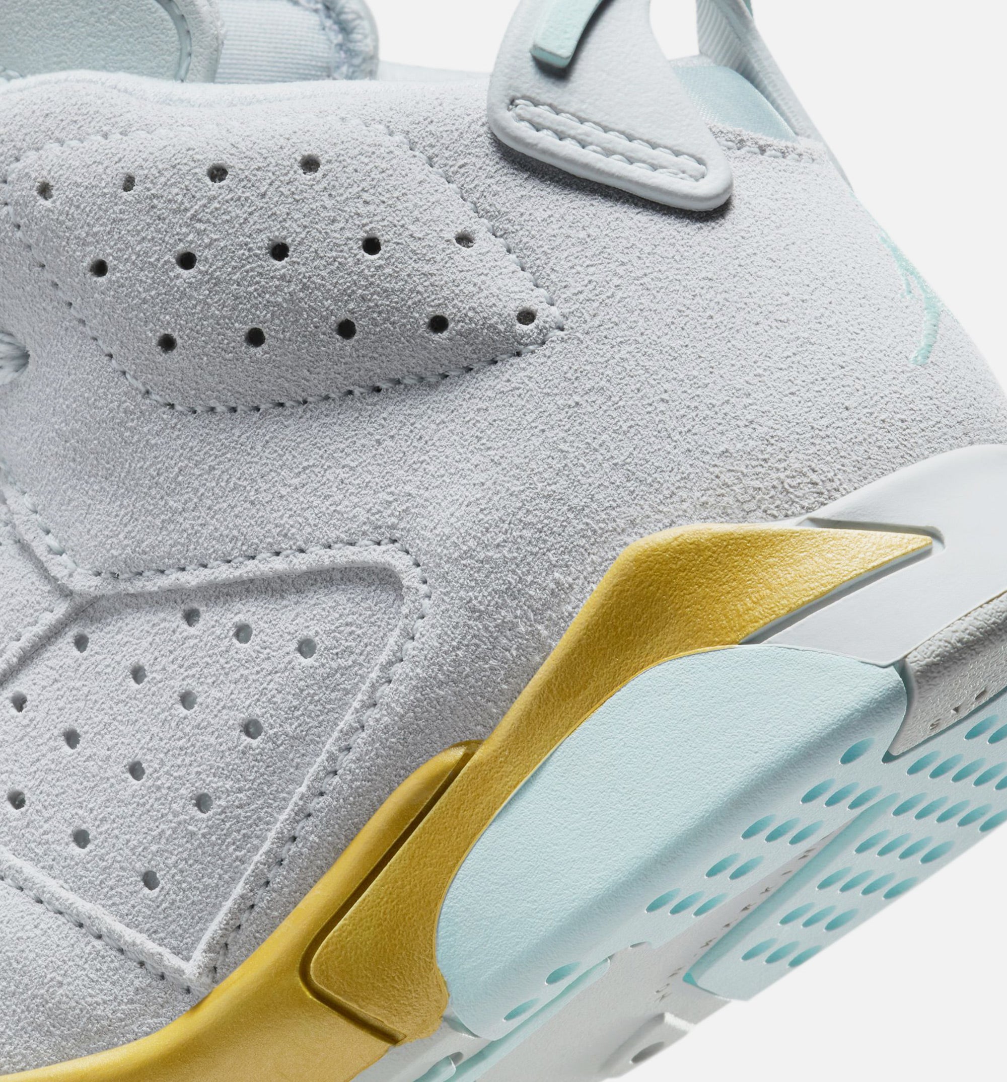 Air Jordan 6 Retro Pearl Preschool Lifestyle Shoe - Pure Platinum/Glacier Blue/Metallic Gold、mySite、dreamappss