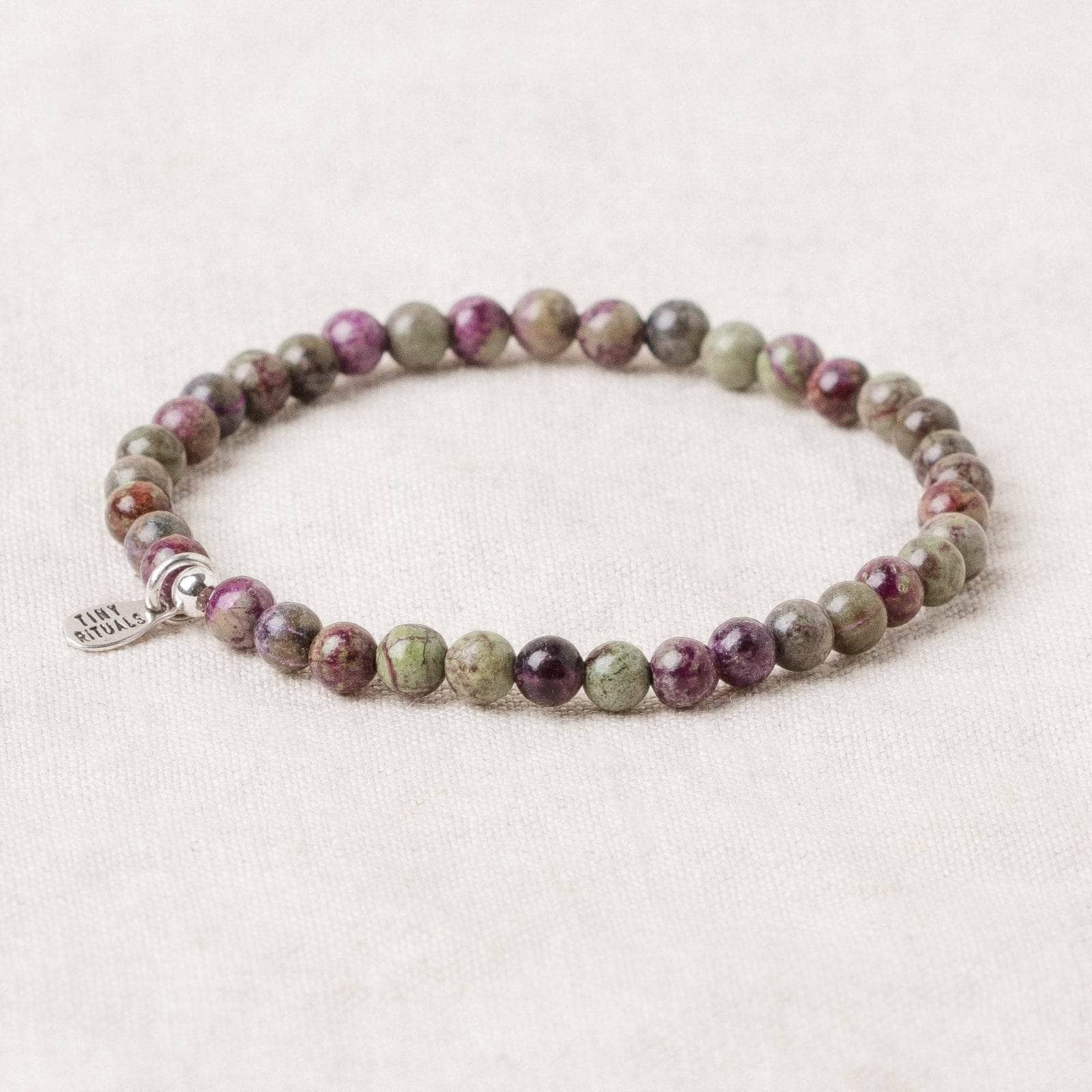 Sugilite (Atlantisite Stichtite) Energy Bracelet、mySite、hinf8tx79