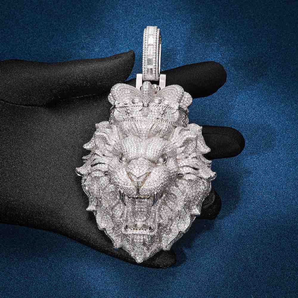 Custom Lion Head Pendant 14K Gold、mySite、hinf8tx79