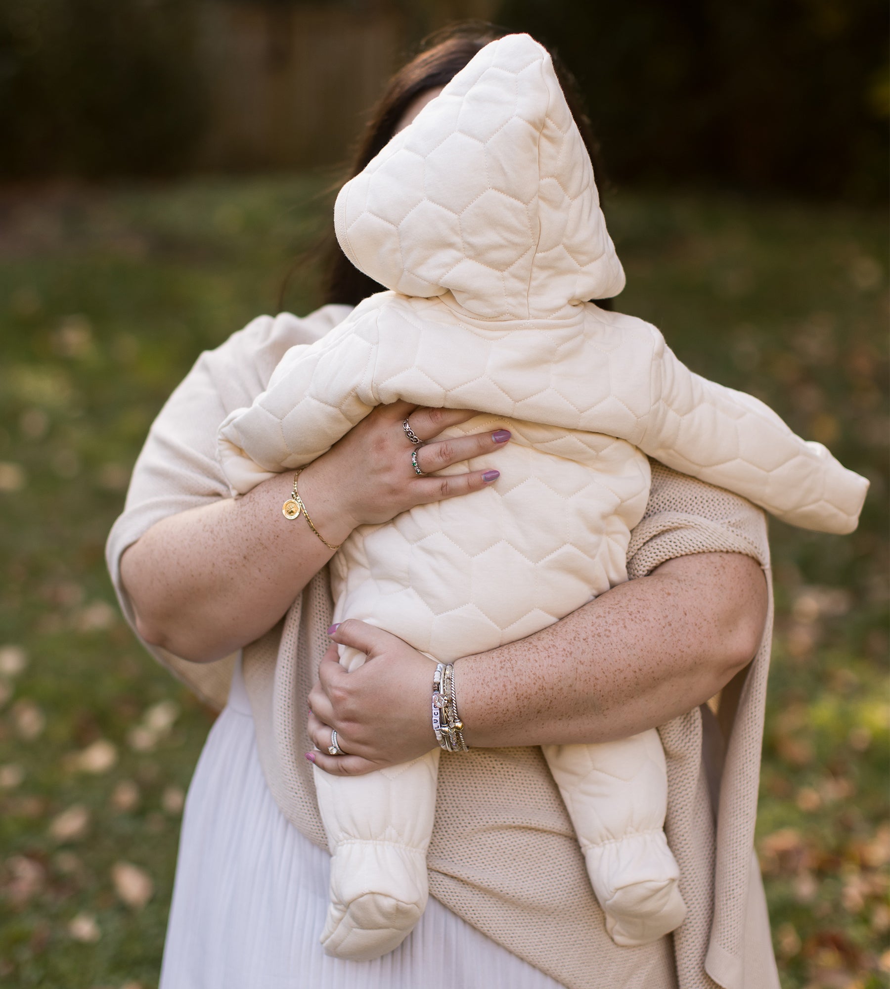 Organic Cotton Honeycomb Quilted Bunting、mySite、g9winljtr