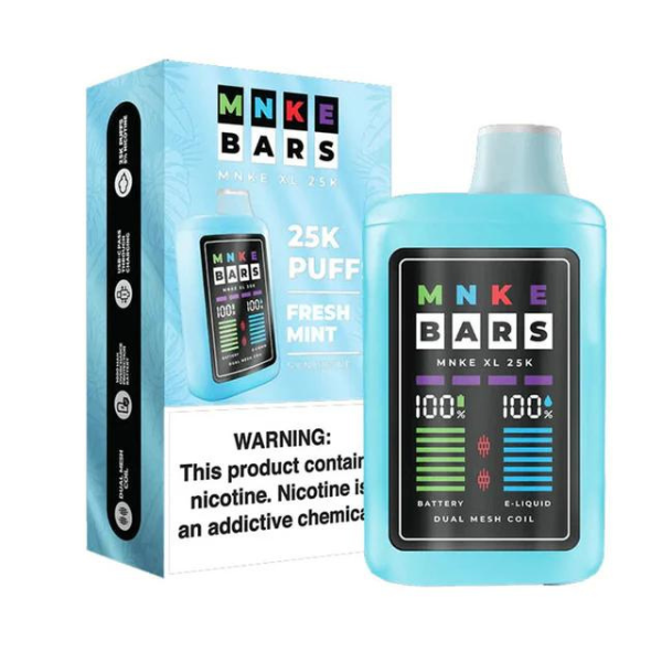 MNKE Bars XL 25000 Puffs Disposable Vape 18mL、mySite、zt4zffjzw