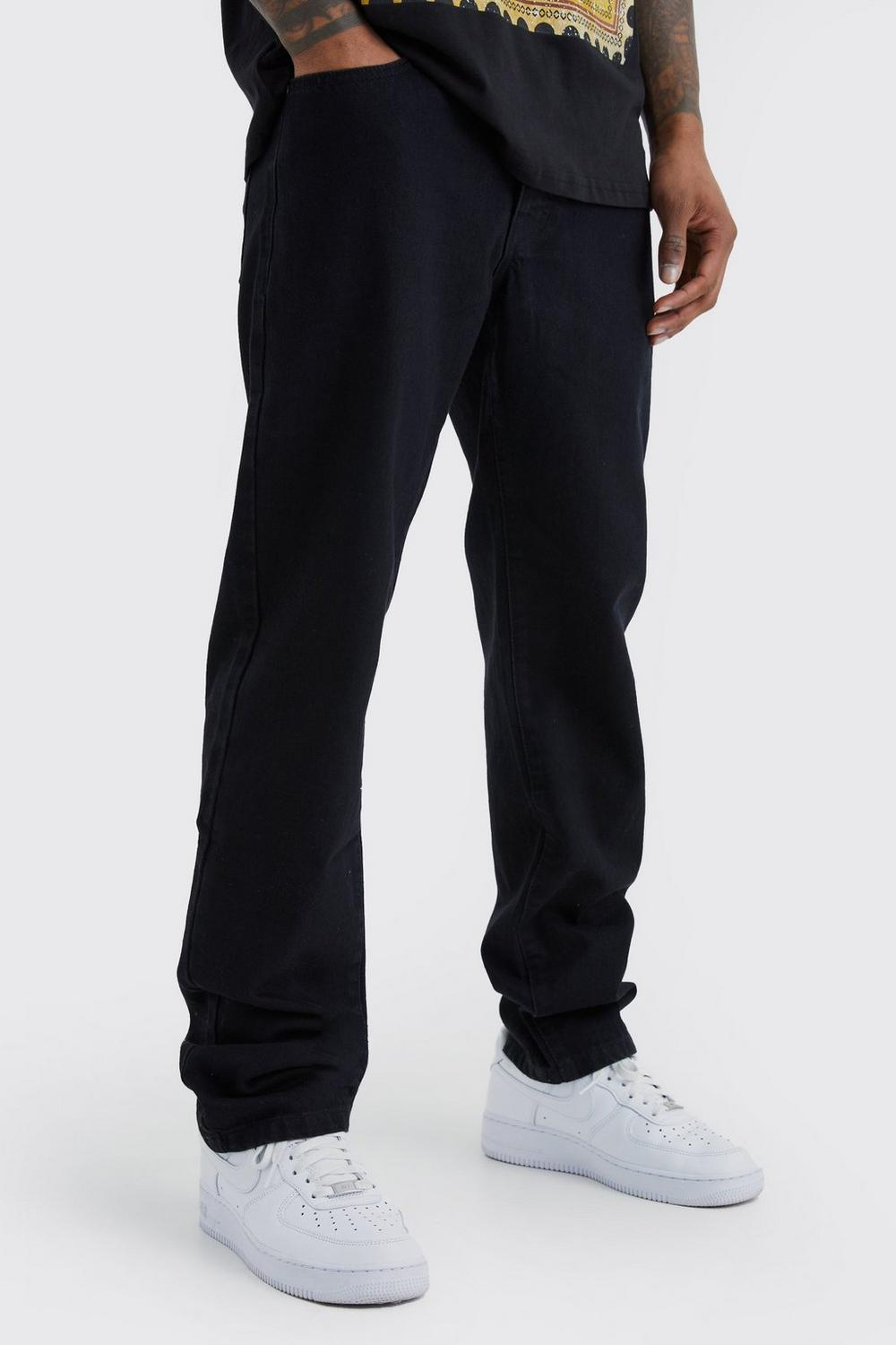  Boohooman Straight Rigid Jean True Black、mySite、justintrudeaud