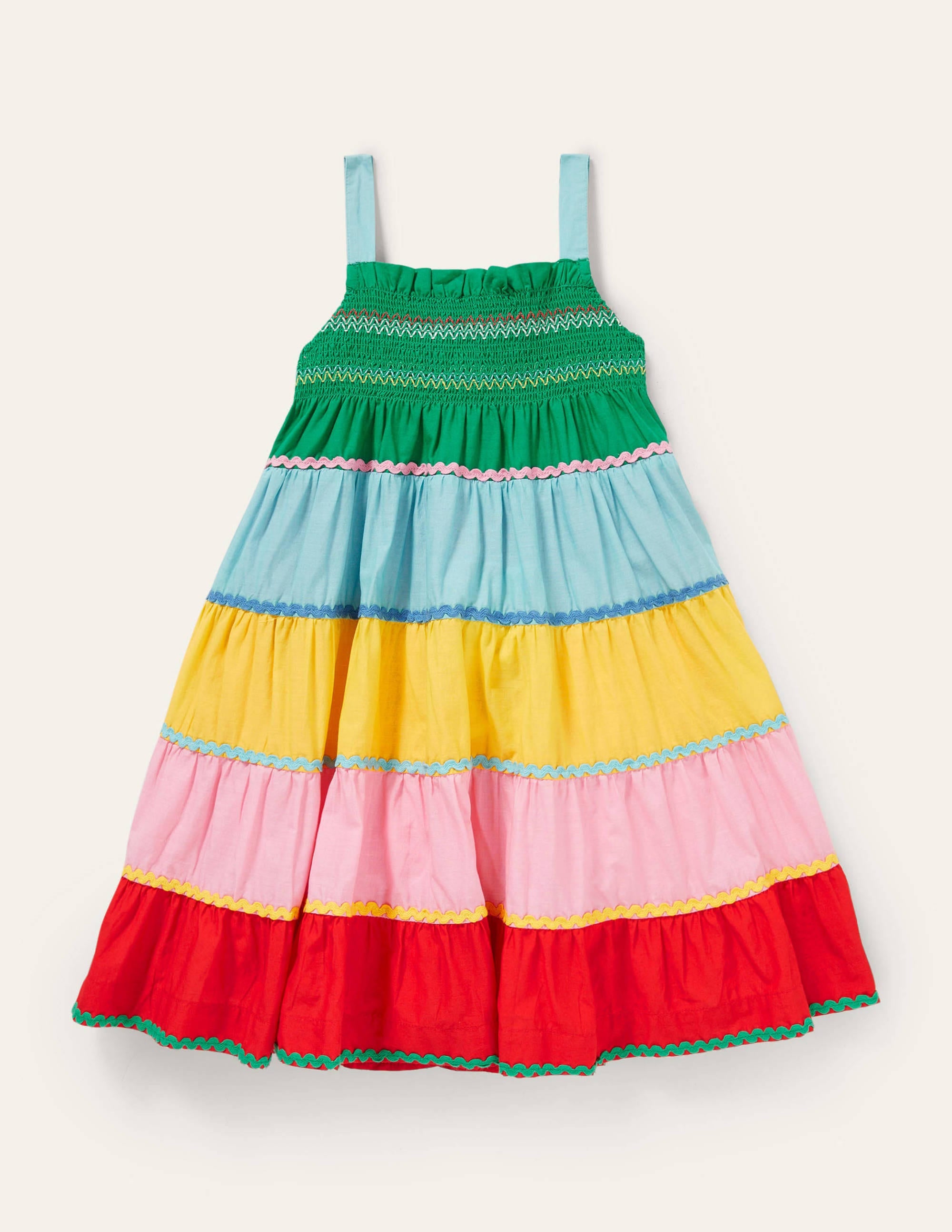  Smocked Sun Dress-Multi Colourblock、mySite、ashleygrahame
