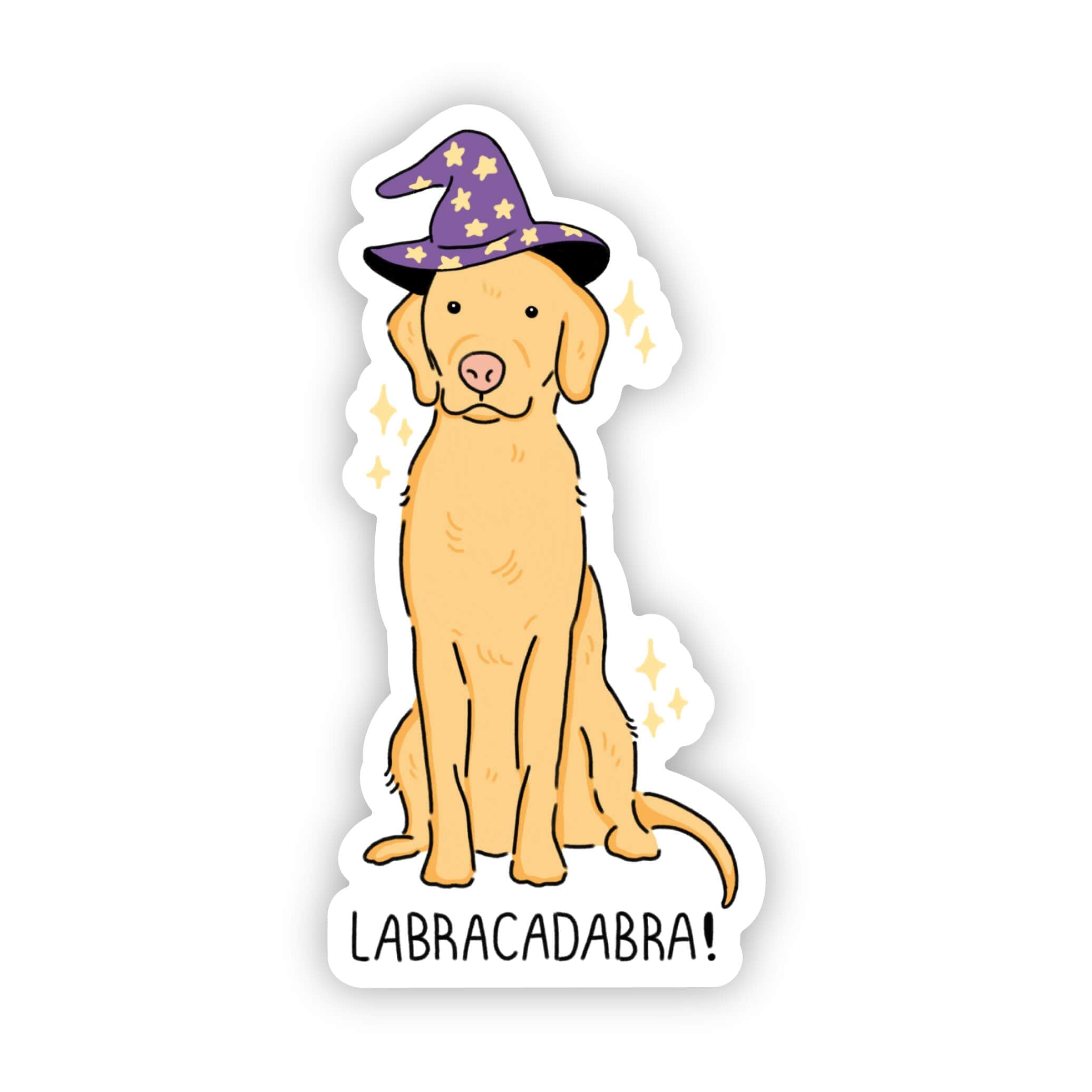  Labracadabra yellow lab sticker、mySite、ghnorth