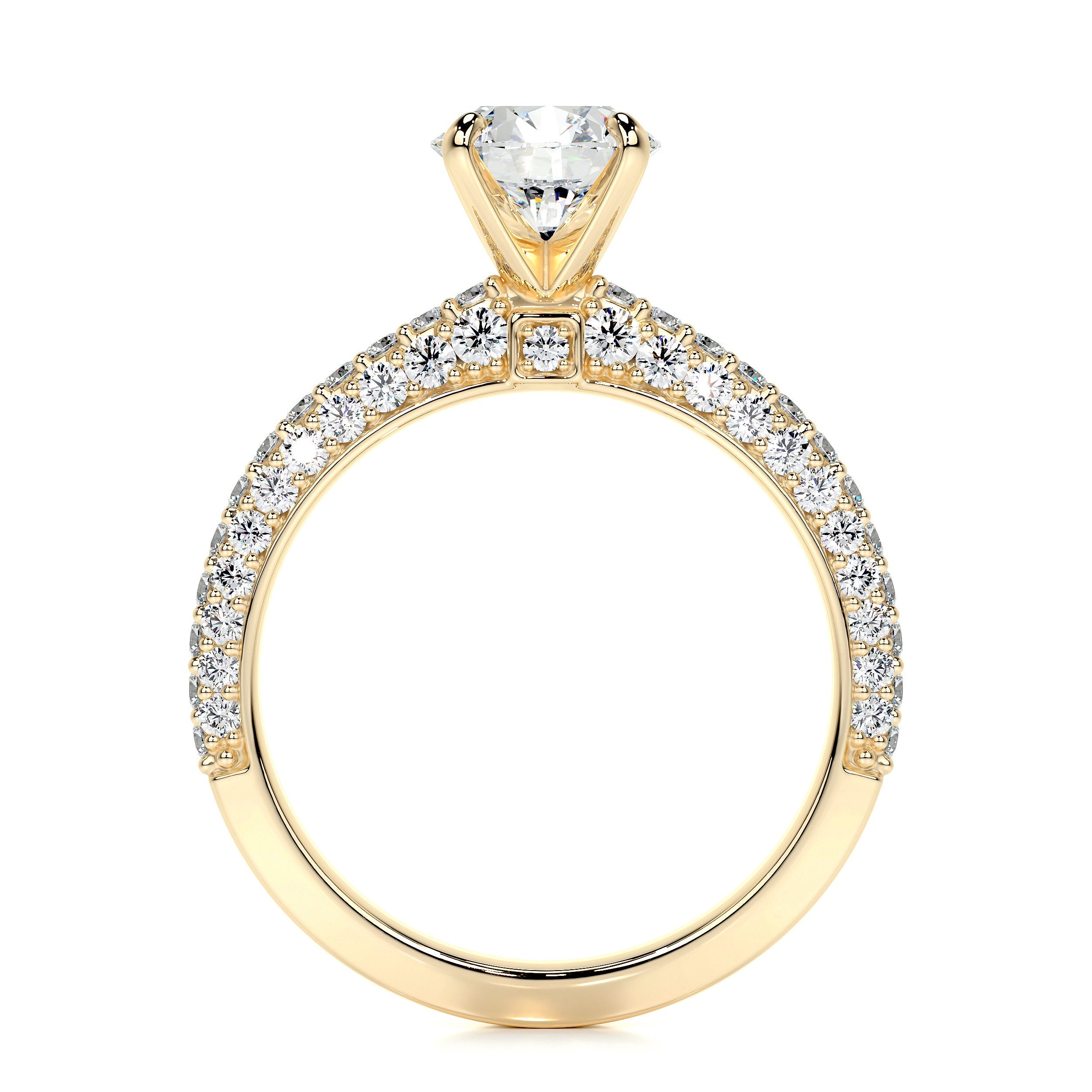 Lillian Lab Grown Diamond Ring -18K Yellow Gold、mySite、hinf8tx79