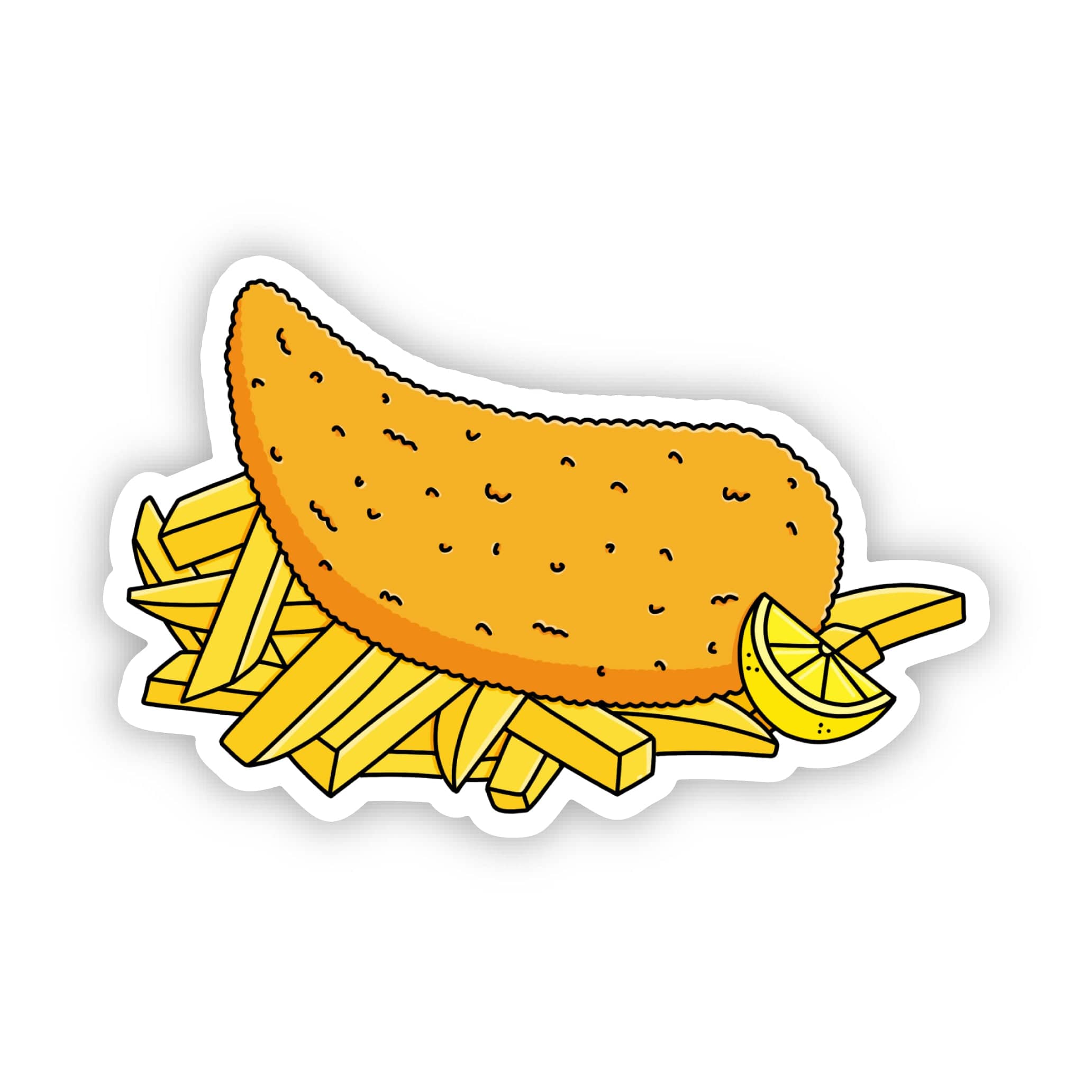  Fish and Chips Sticker、mySite、elrpsem3k